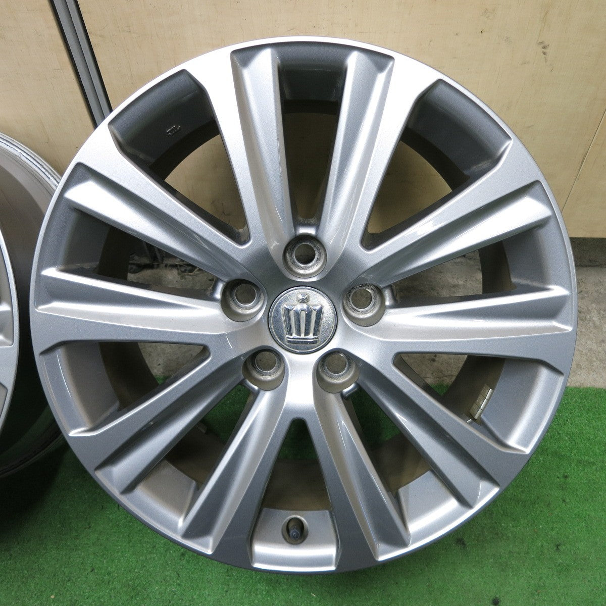 4本価格★トヨタ 210系 クラウン アスリート 純正 ホイール 17インチ 17×7.5J PCD114.3/5H★5091502ナホ
