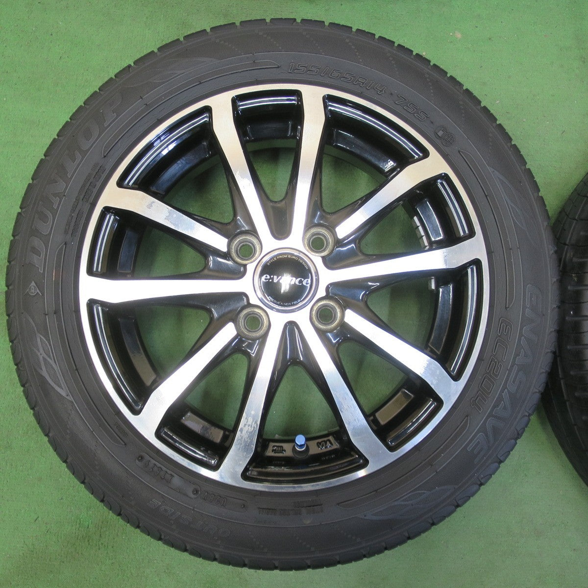 4本価格★155/65R14 ダンロップ エナセーブ EC204 e:vance エヴァンス 14インチ PCD100/4H★5053002イノ