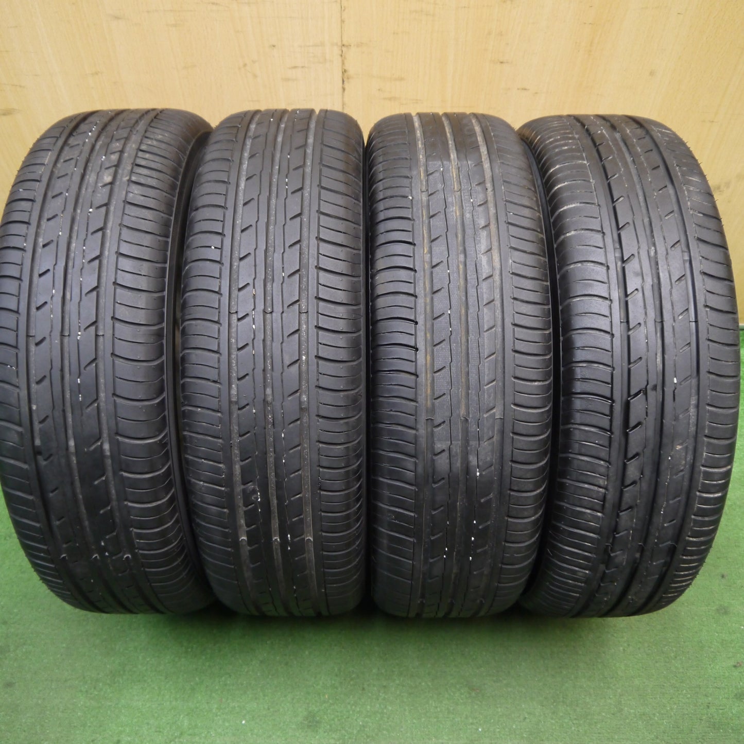 4本価格!24年★ダイハツ ムーヴ タント カスタム タフト 等 純正 165/55R15 ヨコハマ BluEarth-ES ES32 15インチ PCD100/4H★5061611Hノ