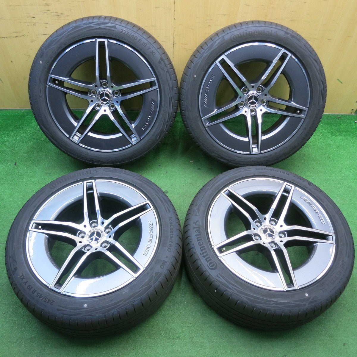 新車外し!24年★ベンツ Eクラス W214 純正 AMG 245/45R19 275/40R19 コンチネンタル エココンタクト6 MO 19インチ PCD112/5H★5051701TNノ