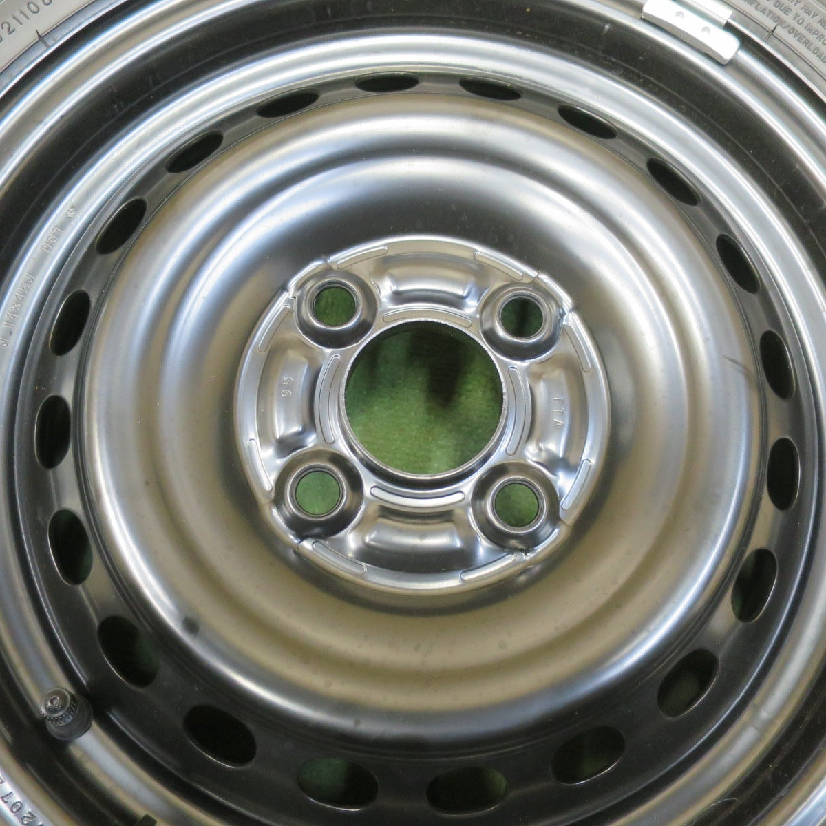 新車外し!21年★ホンダ JF N-BOX 純正 スチール 155/65R14 ダンロップ エナセーブ EC300 14インチ Nボックス NBOX PCD100/4H★5100608イノ