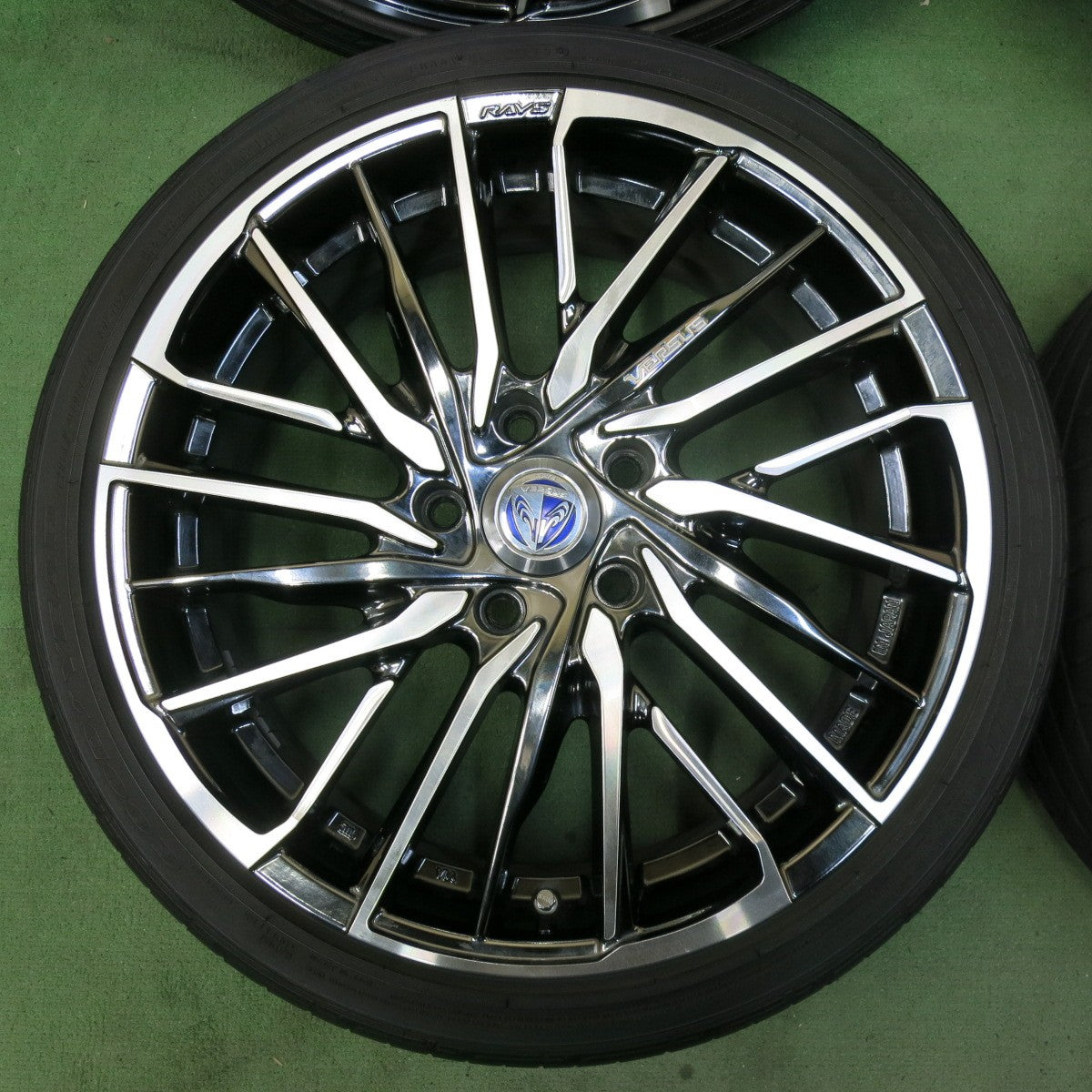 バリ溝!キレイ!8.5分★RAYS VERSUS STRATAGIA Avventura 215/40R18 グッドイヤー LS2000 クムホ PS71 レイズ ベルサス ストラテジーア アベントゥーラ PCD114.3/5H★5082202SKノ