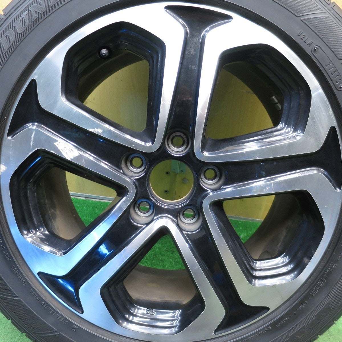 1本価格★ホンダ RU3 RU4 ヴェゼル 純正 ENKEI 215/55R17 ダンロップ SPスポーツマックス 050 エンケイ PCD114.3/5H★5031006Hノ