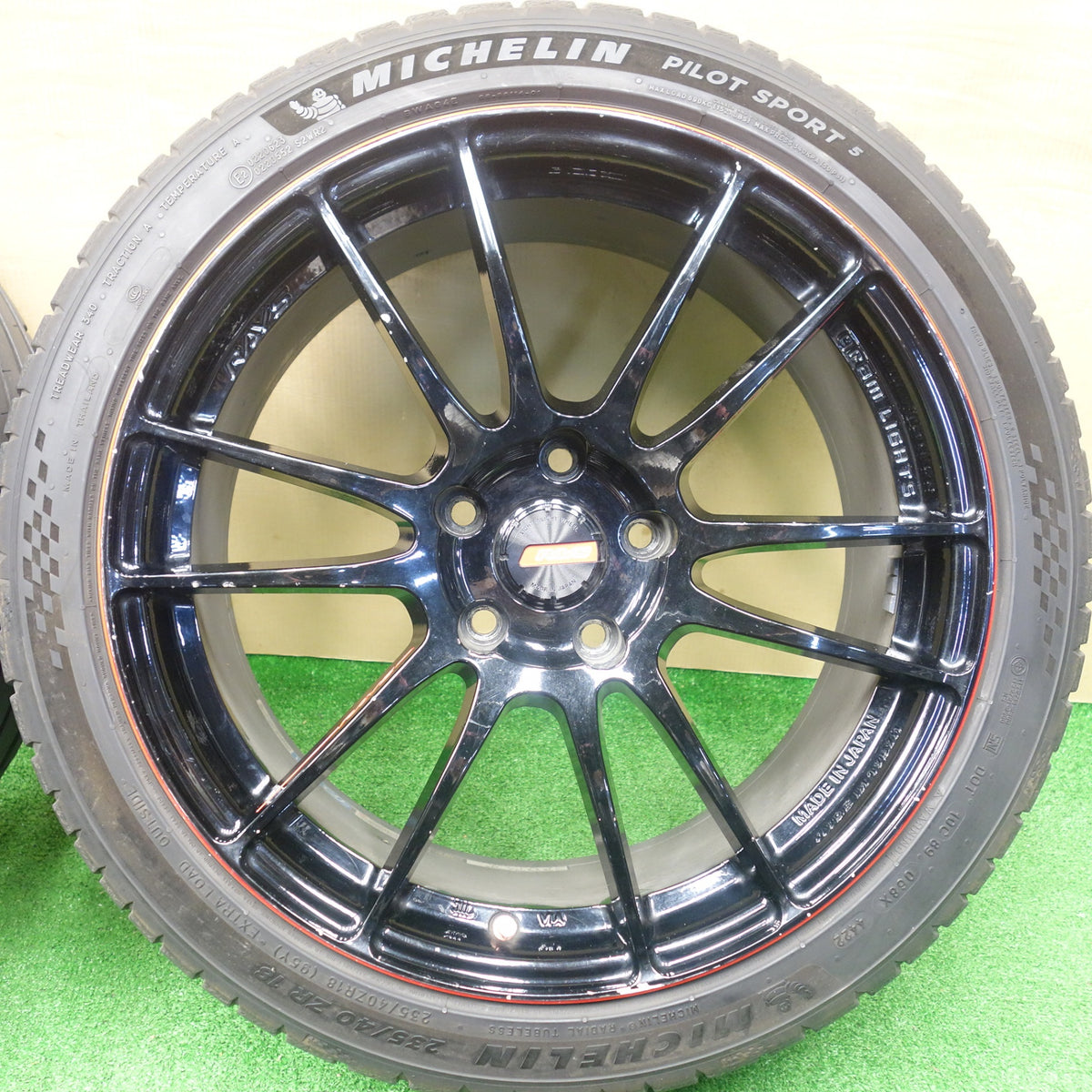 4本価格!22年★RAYS gram LIGHTS GL-57XTREME 235/40R18 ミシュラン パイロット スポーツ5 レイズ グラムライツ 18インチ PCD114.3/5H★5122101KTノ