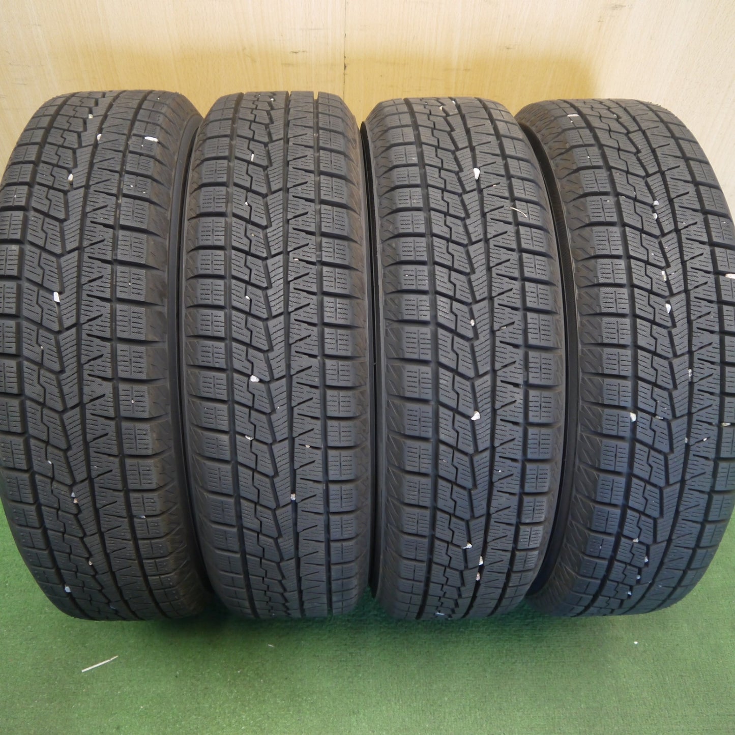 ほぼ未使用!25年!キレイ◎スタッドレス 155/65R14 ヨコハマ アイスガード iG70 SIBILLA NEXT NS10 シビラ ネクスト 14インチ PCD100/4H◎6081902Hス