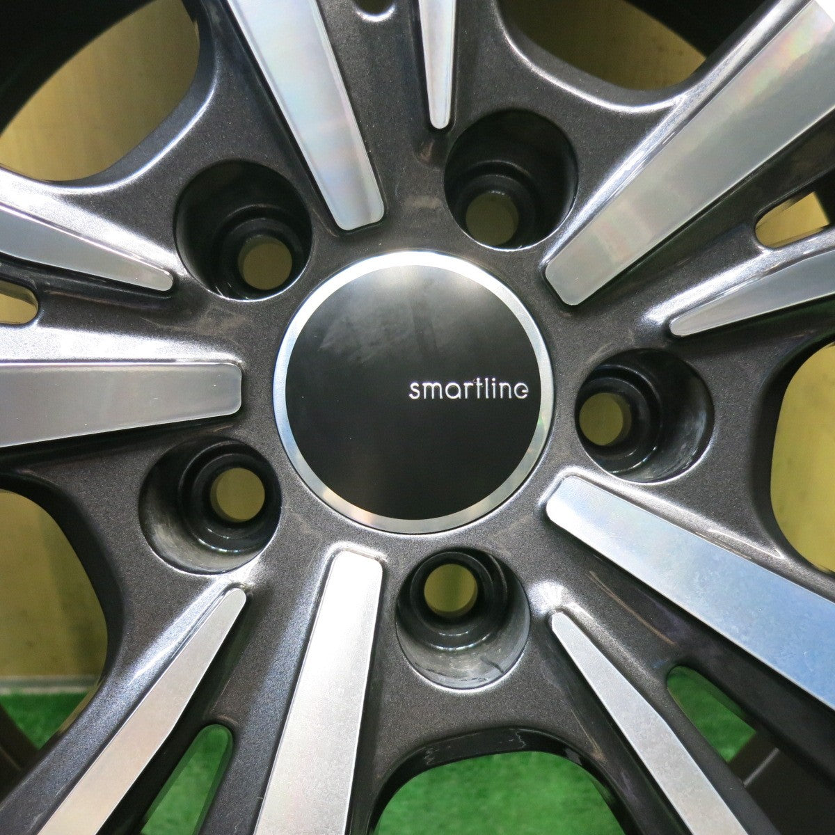 バリ溝!23年!キレイ!9.5分◎ワーゲン 等 smartline 365 235/55R18 スタッドレス ダンロップ ウインターマックス SJ8 SJ8+ スマートライン 18インチ PCD112/5H◎6100803HAス