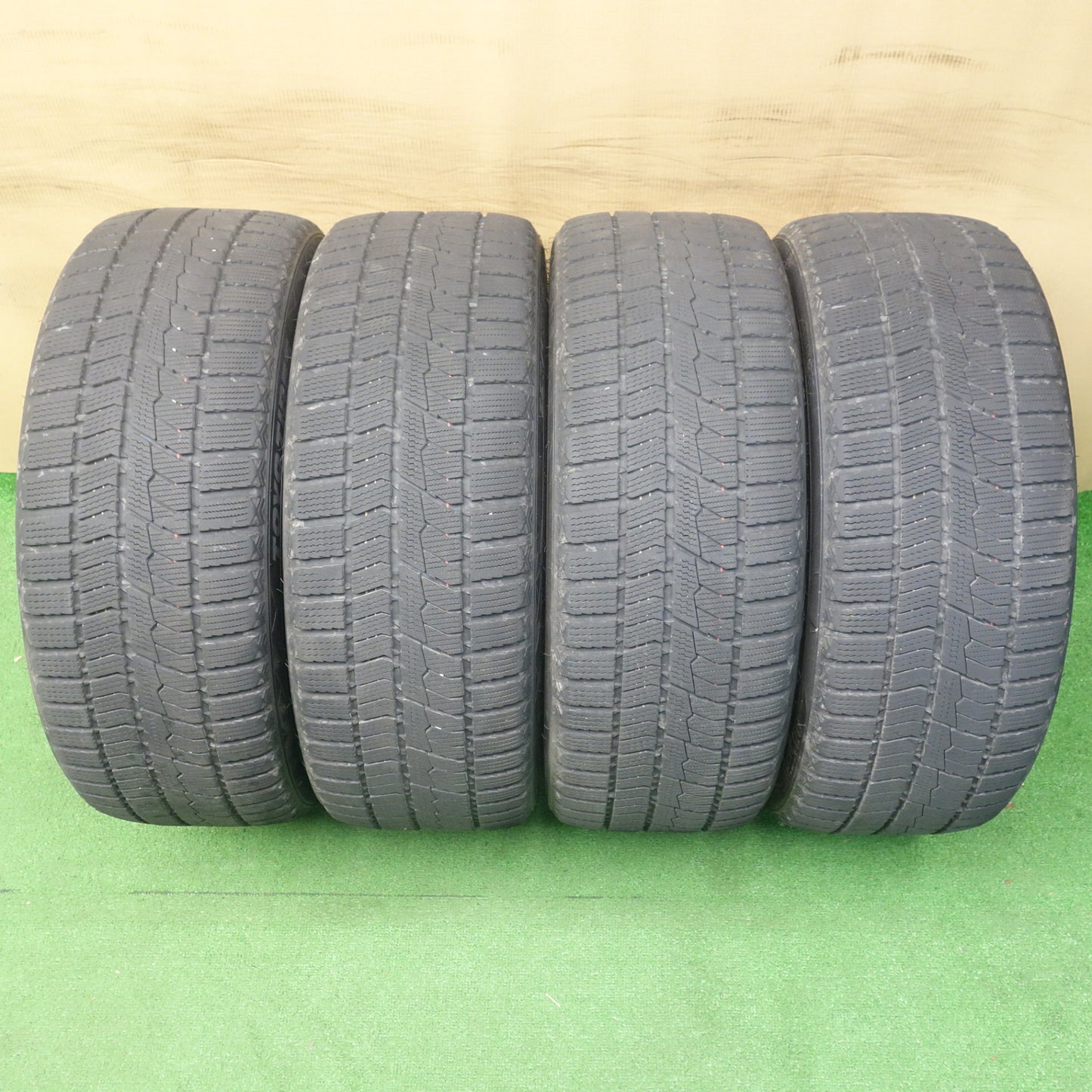 4本価格◎スタッドレス 225/45R18 トーヨー オブザーブ GIZ2 Circlar ENKEI AME サーキュラー エンケイ 18インチ PCD114.3/5H◎6061901KTス