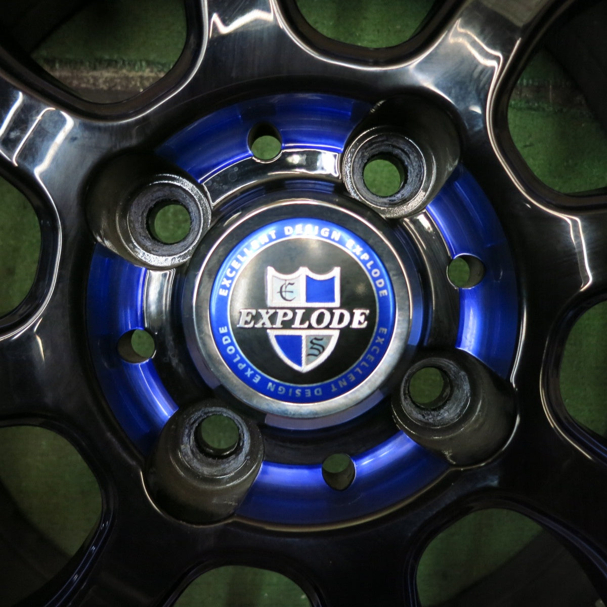 キレイ★EXPLODE RBM 16インチ ホイール エクスプラウド 16×6J PCD100/4H★5081512HAホ