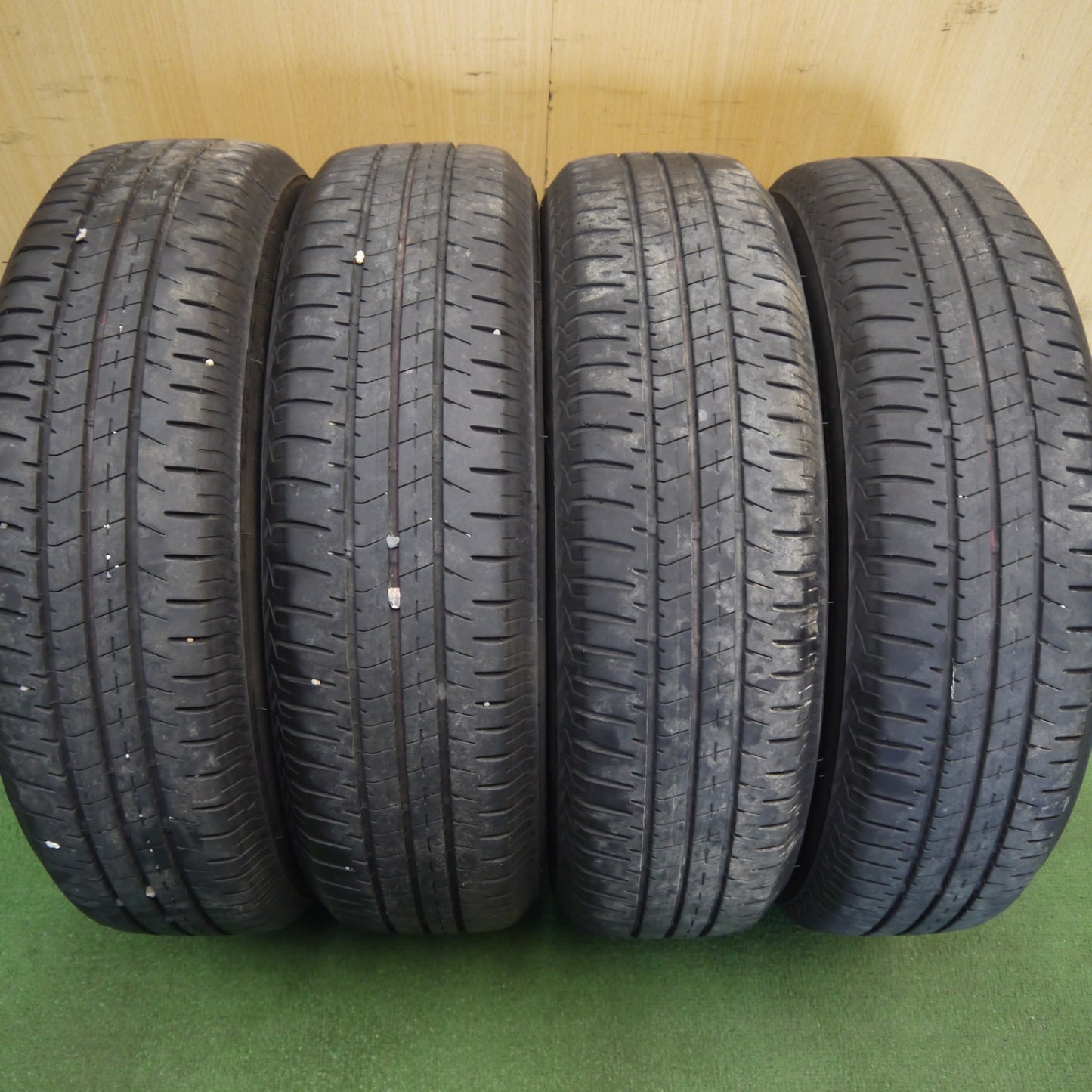 4本価格!23年◎155/65R14 ブリヂストン エコピア NH200C Vitale 社外 アルミ 14インチ PCD100/4H◎6071508Hノ
