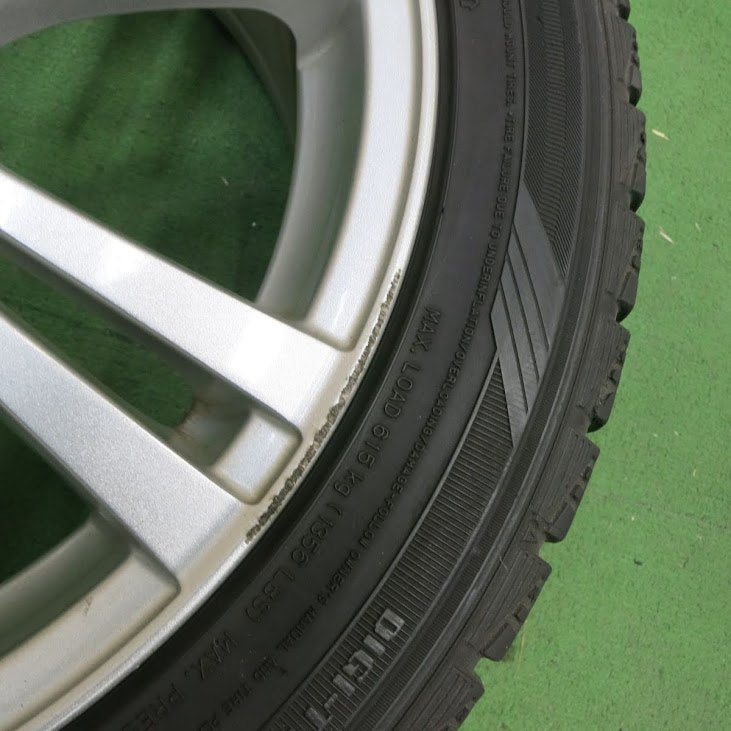 4本価格★インプレッサ 等 REVERLINE 215/50R17 スタッドレス ダンロップ DSX-2 リバーライン 17インチ PCD100/5H★2032601ヒス
