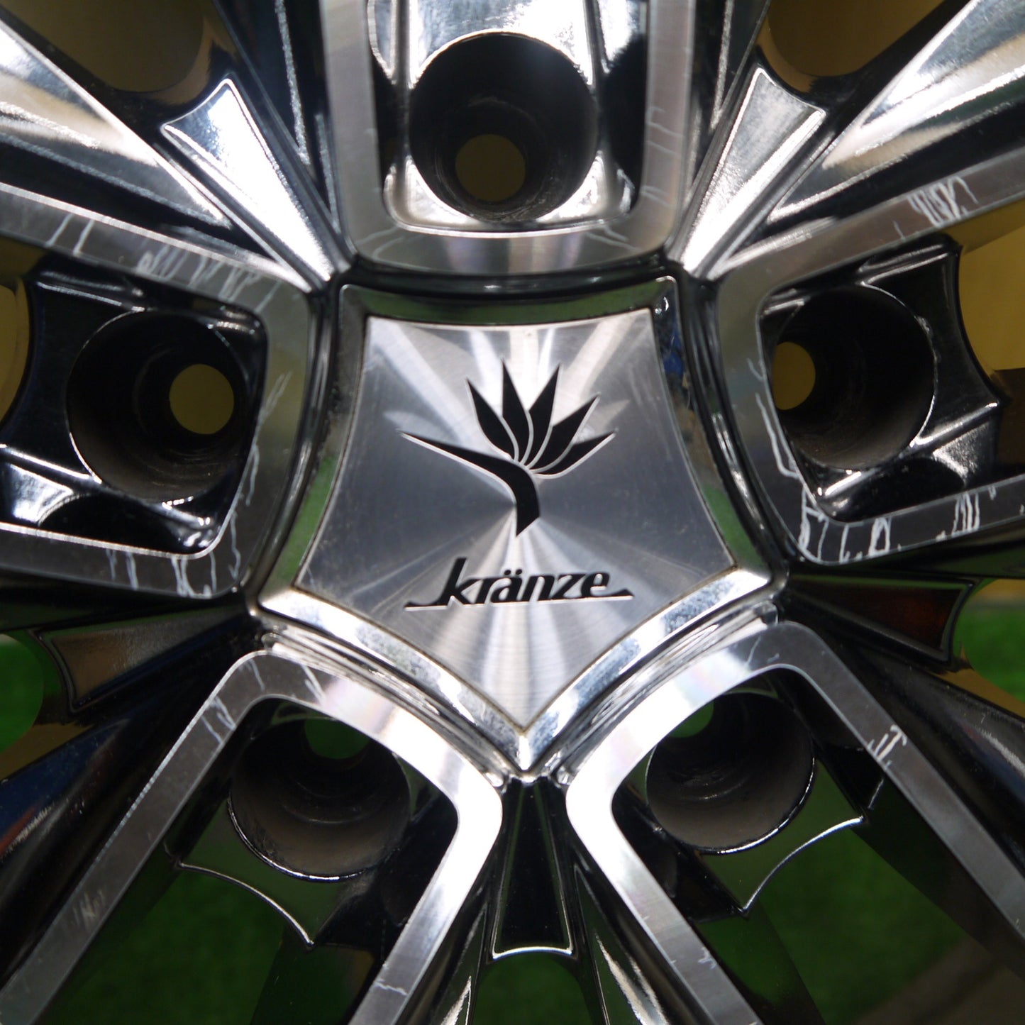 バリ溝!9.5分!1本★Kranze CHRISHNA 245/30R20 ブリヂストン ポテンザ S001 クレンツェ クリシュナ 20インチ PCD114.3/5H★5061008Hノ