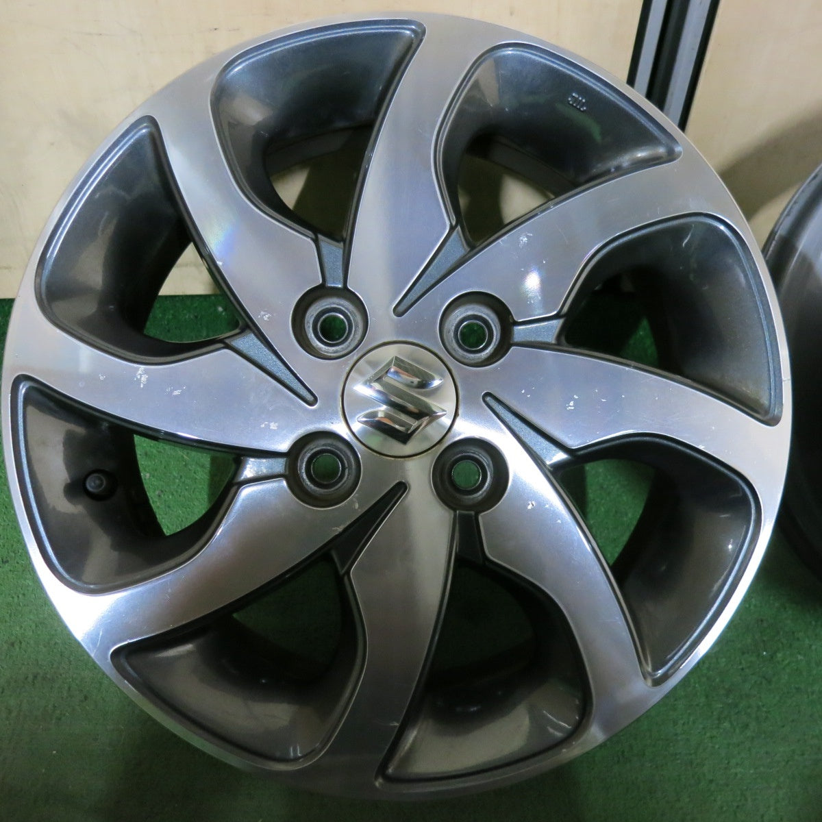 4本価格★スズキ MK21S パレット 純正 ホイール 14インチ 14×4.5J PCD100/4H★5042312SYホ