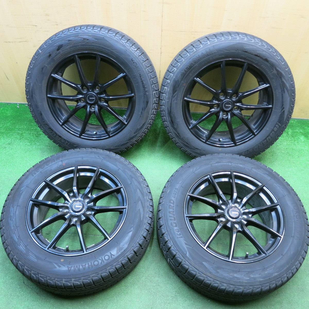 バリ溝！22年！9.5分☆スタッドレス 225/65R17 ヨコハマ アイスガード 
