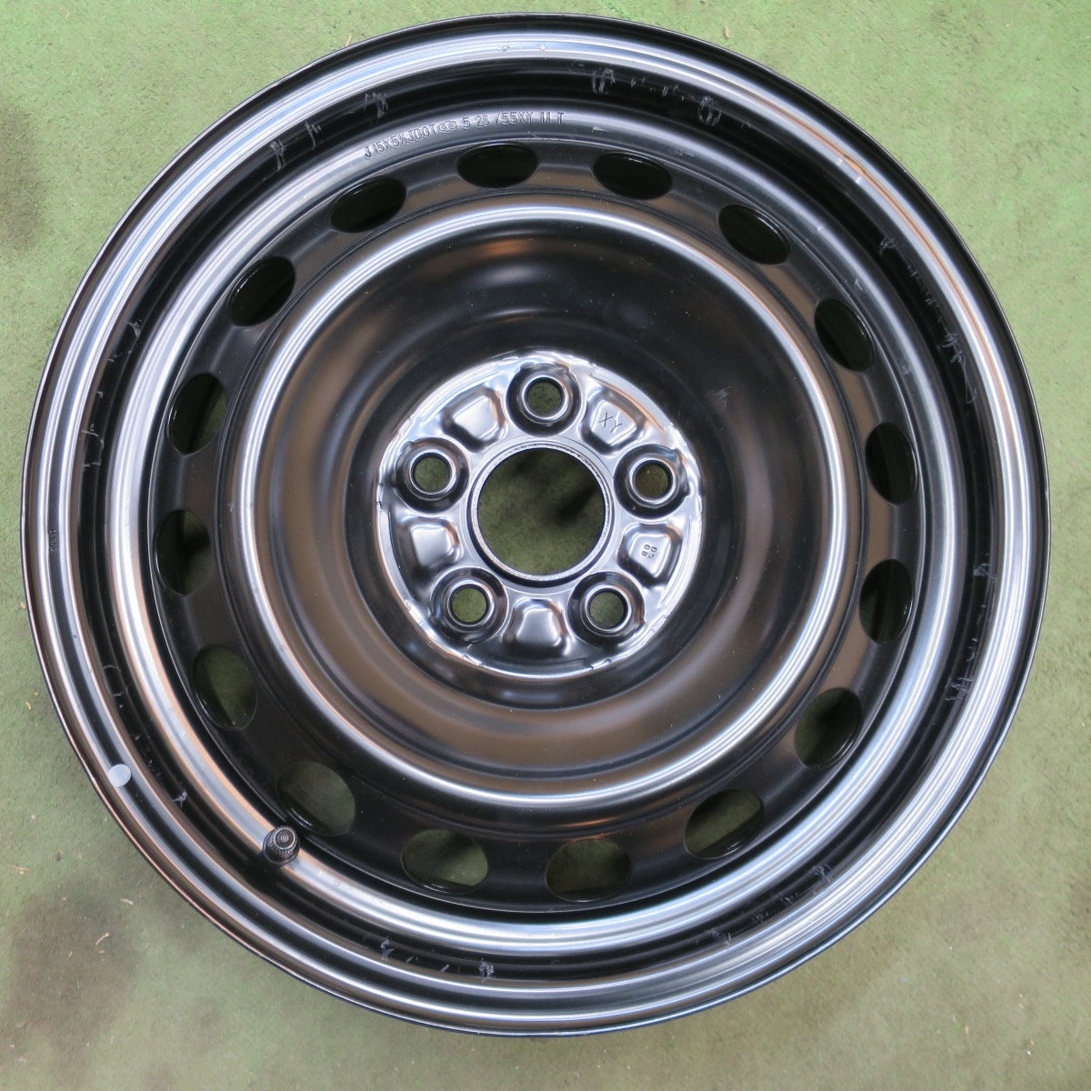 新車外し★トヨタ 10系 シエンタ Zグレード 純正 スチール ホイール 15インチ 15×5.5J PCD100/5H★6061203NGホ