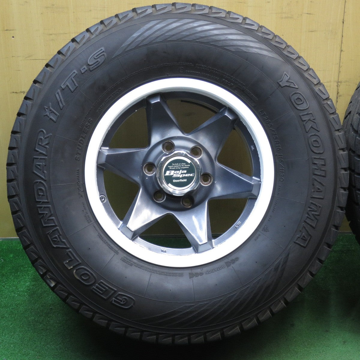 バリ溝!9分★スタッドレス 285/75R16 116/113Q ヨコハマ ジオランダー i/T-S Baja Spec Deerfield ディアフィールド バハスペック PCD139.7/6H★5053001NJス