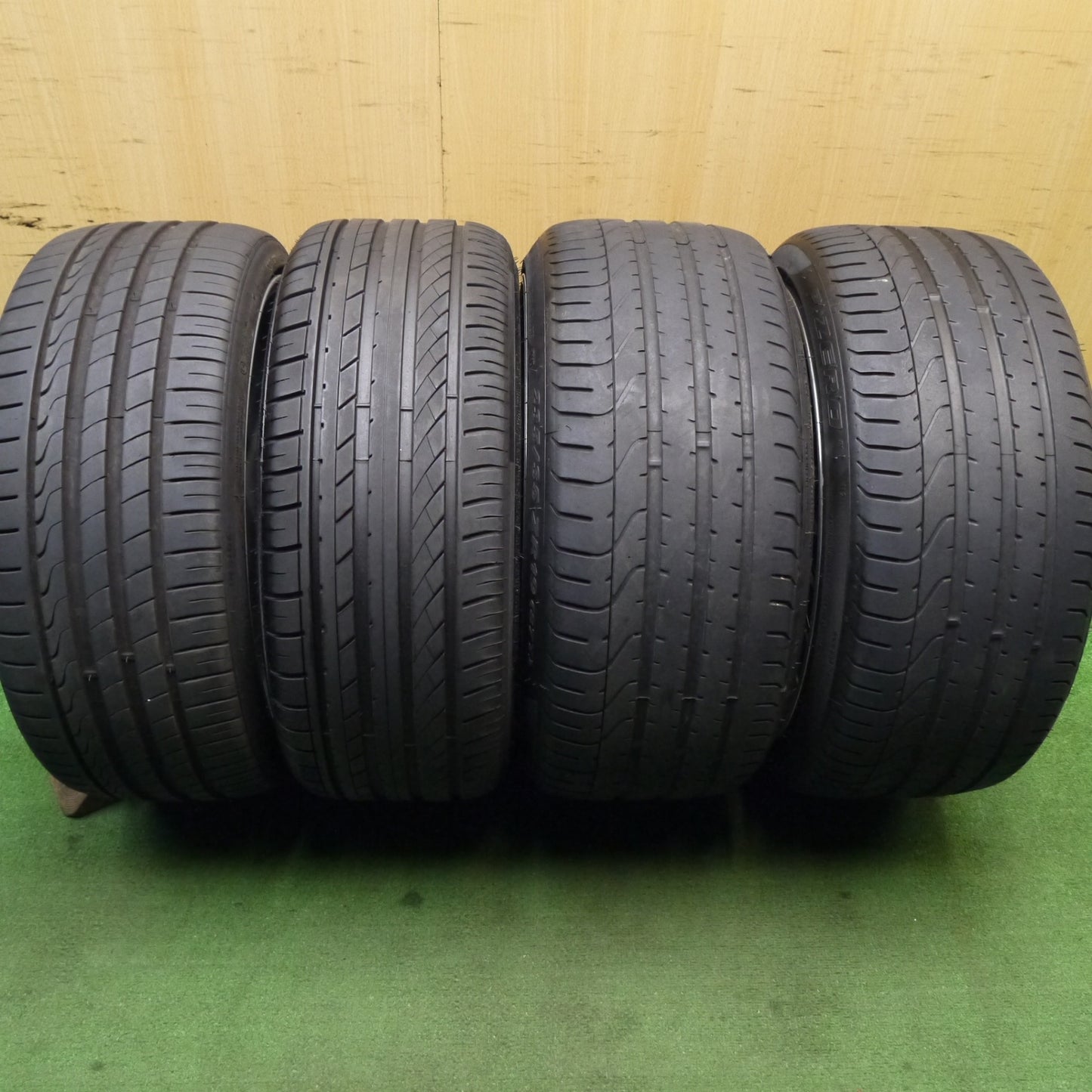 バリ溝!23年!9分★Carlsson CR 1/16 RS 225/35R19 235/35R19 ピレリ PZERO ハイフライ HF805 ミネルバ F205 カールソン 19インチ PCD114.3/5H★5051211Hノ
