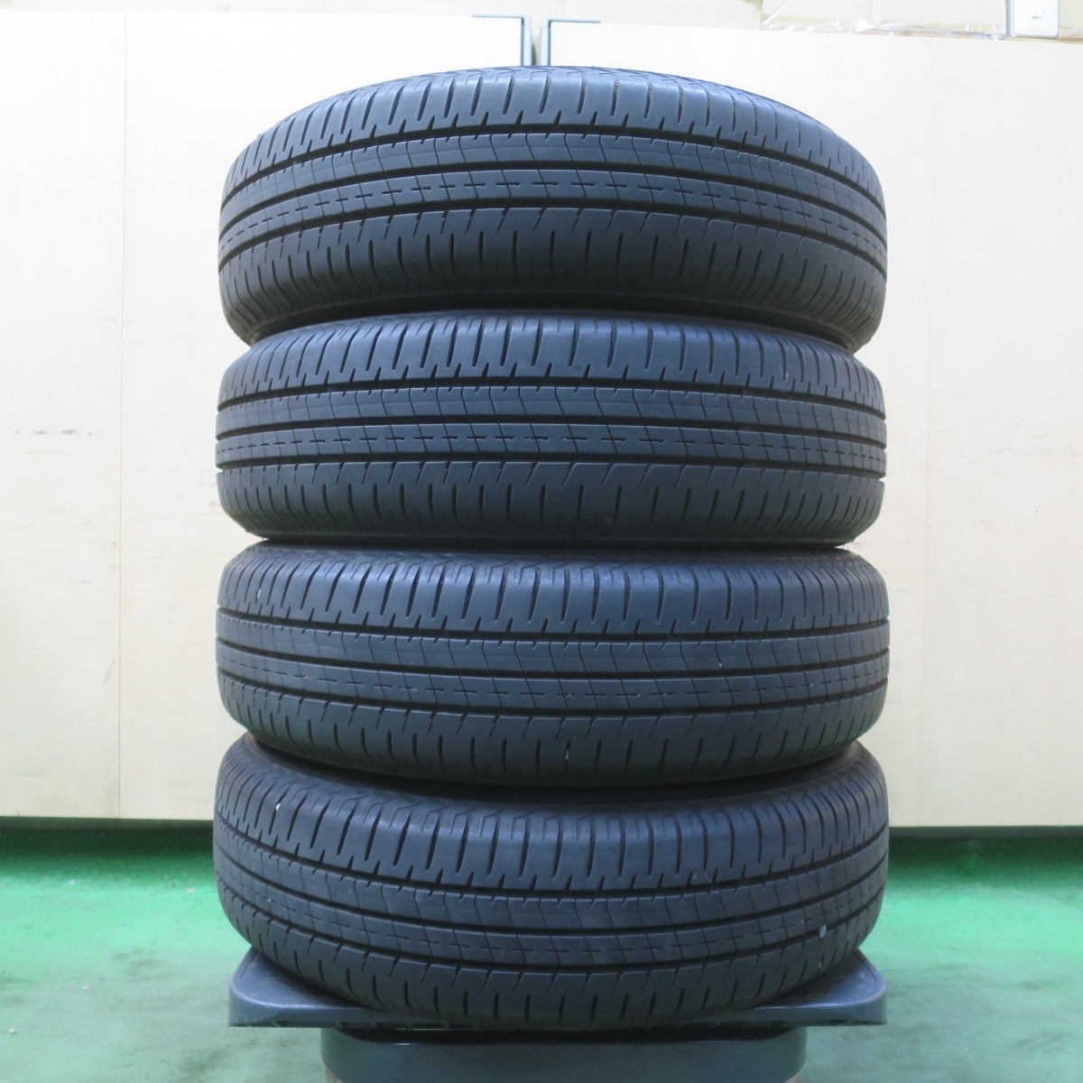 バリ溝!24年!8.5分★155/65R14 ブリヂストン エコピア NH200C SPORT KRONE スポルト クローネ 14インチ PCD100/4H★6031211イノ