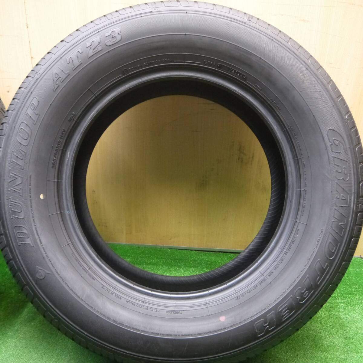 新車外し!24年★265/65R18 ダンロップ AT23 グラントレック タイヤ 18インチ レクサス LX ランクル 300 等★4121306Hノタ