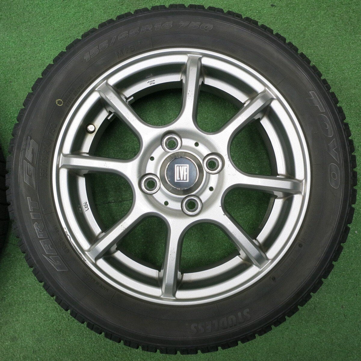 4本価格★スタッドレス 155/65R14 トーヨー ガリット G5 LVF 社外 アルミ 14インチ PCD100/4H★4122401NJス