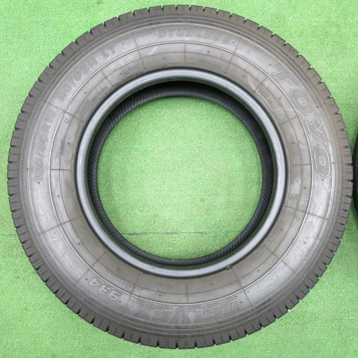 バリ溝!9分★スタッドレス 165/80R13 90/88N トーヨー デルベックス 934 タイヤ 13インチ DELVEX プロボックス サクシード 等★4122901NJスタ