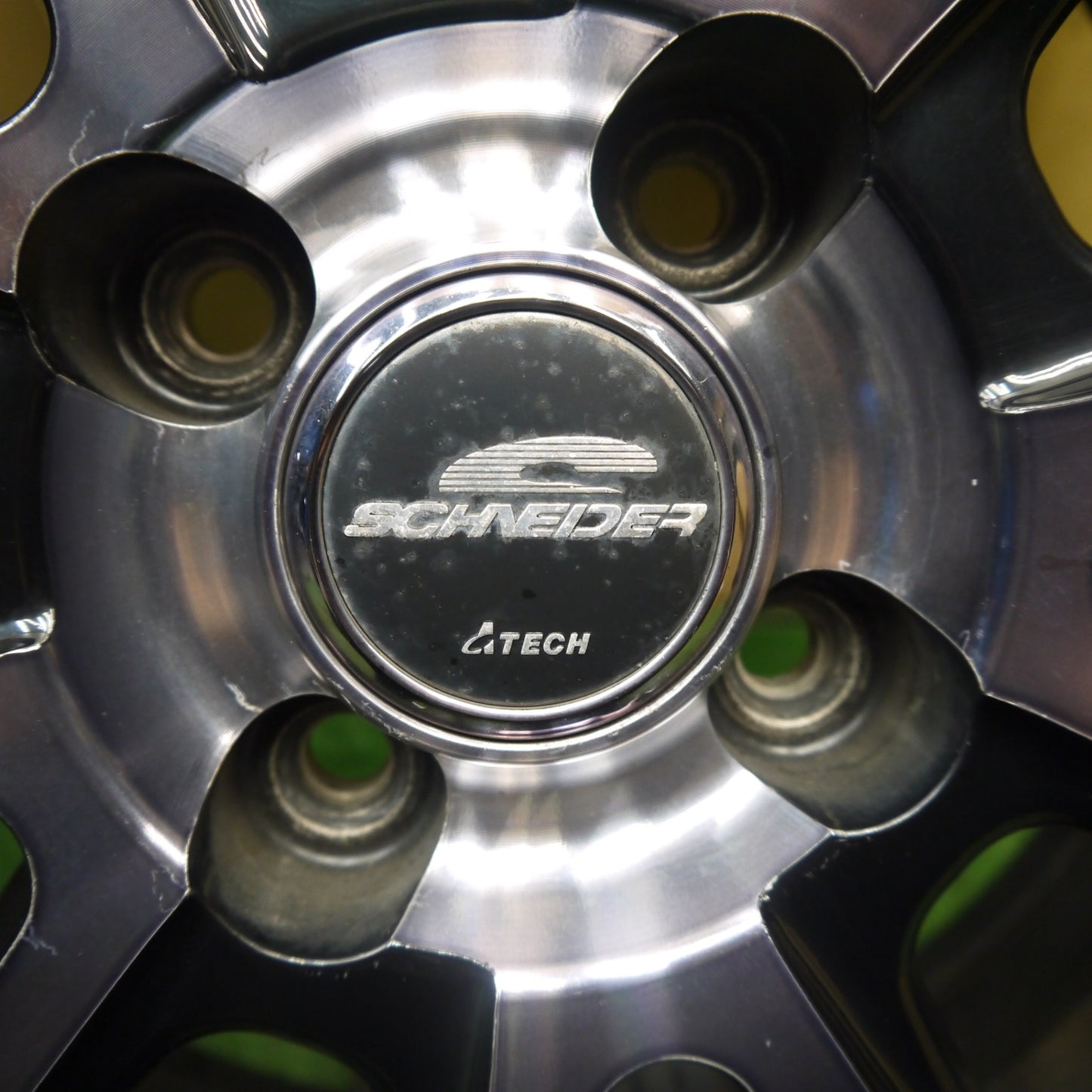 バリ溝!キレイ!9分★185/60R15 グッドイヤー GT-Eco Stage SCHNEIDER シュナイダー 15インチ PCD100/4H★5090805Hノ