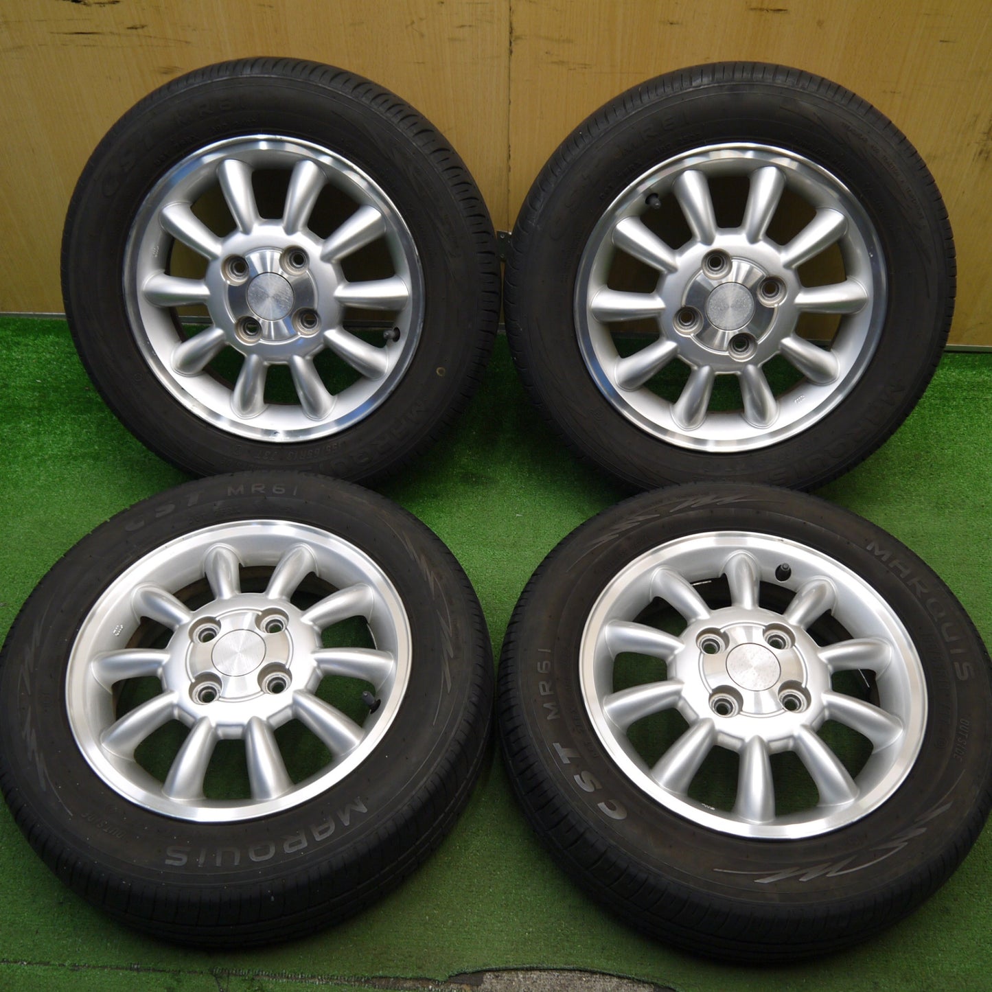 4本価格!22年★スズキ ラパン 純正 155/65R13 マーキス CST MR61 13インチ PCD100/4H★5051205Hノ