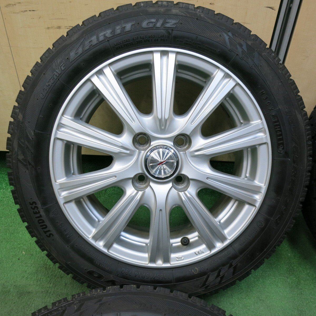 バリ溝!9分★スタッドレス 165/65R14 トーヨー オブザーブ ガリット GIZ JOKER ジョーカー 14インチ PCD100/4H★4121110SYス