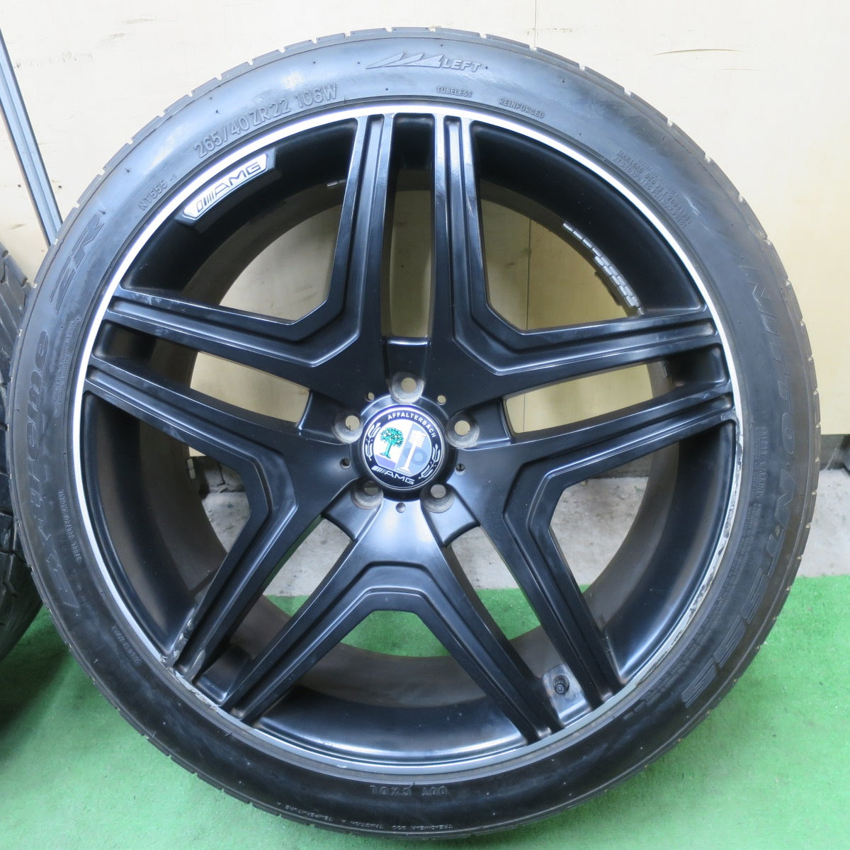 4本価格★ベンツ AMG タイプ 265/40R22 ニットー NT555 Extreme ZR 22インチ PCD112/5H★6013001ナノ