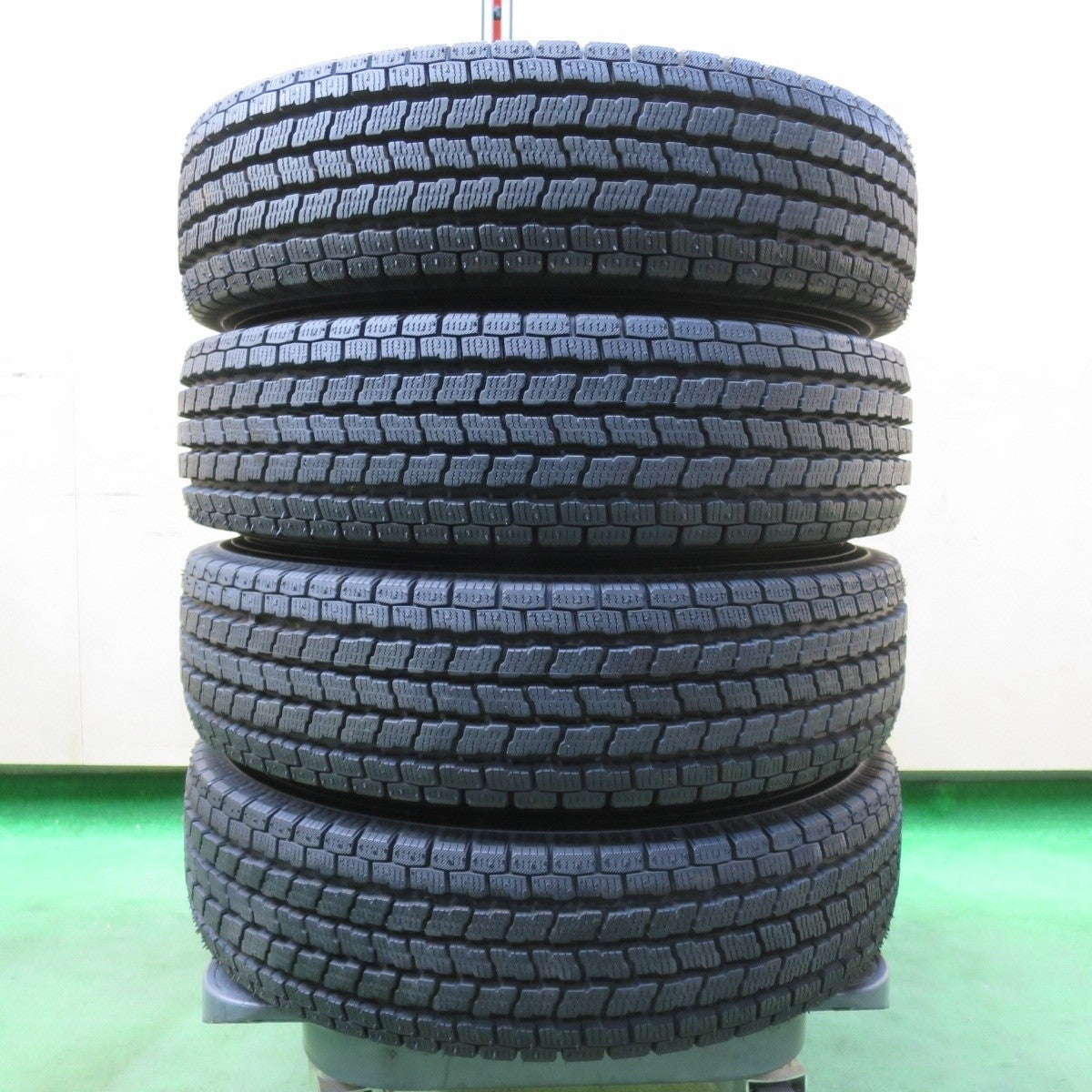 超バリ溝!21年!キレイ!ほぼ10分★ホンダ アクティ 純正 スチール 145/80R12 80/78N スタッドレス ヨコハマ アイスガード iG91 12インチ PCD100/4H★5022605イス