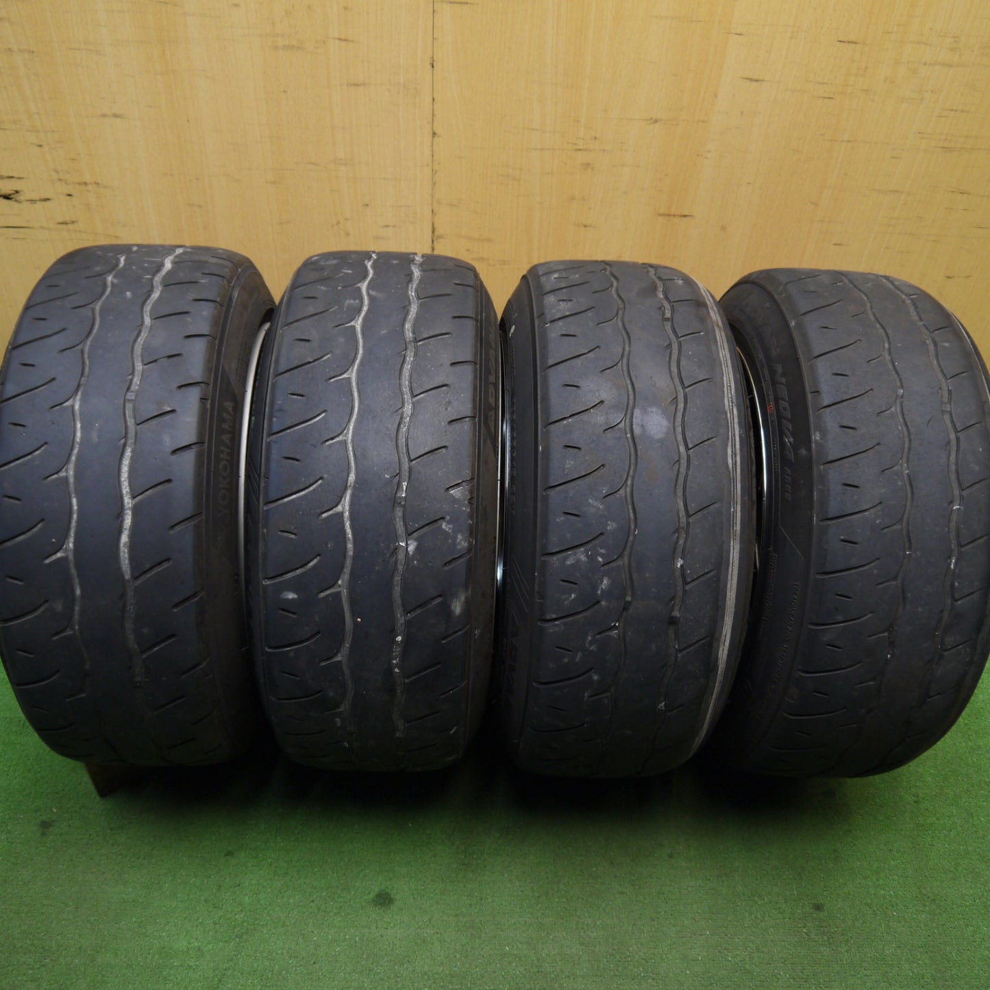 キレイ!22年★AE86 等 WORK EQUIP 01 185/55R15 ヨコハマ アドバン NEOVA AD09 ワーク エクイップ 15インチ PCD114.3/4H★5051210Hノ