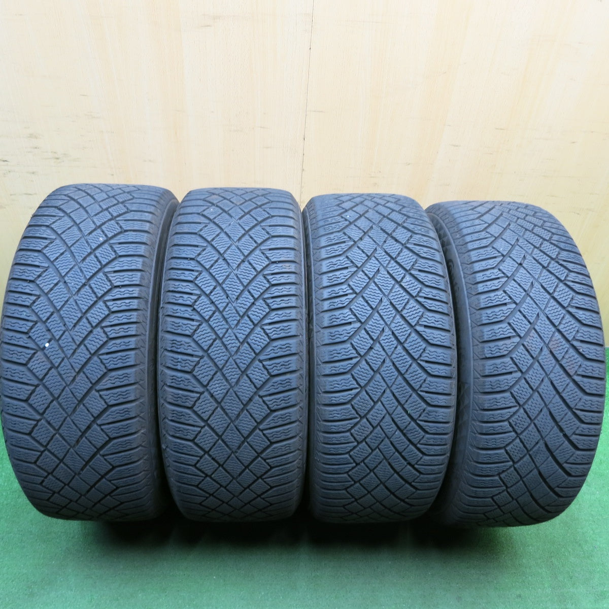 バリ溝!キレイ!8.5分★ベンツ Sクラス W222 純正 245/50R18 スタッドレス コンチネンタル バイキング コンタクト7 18インチ PCD112/5H★5052101AKス