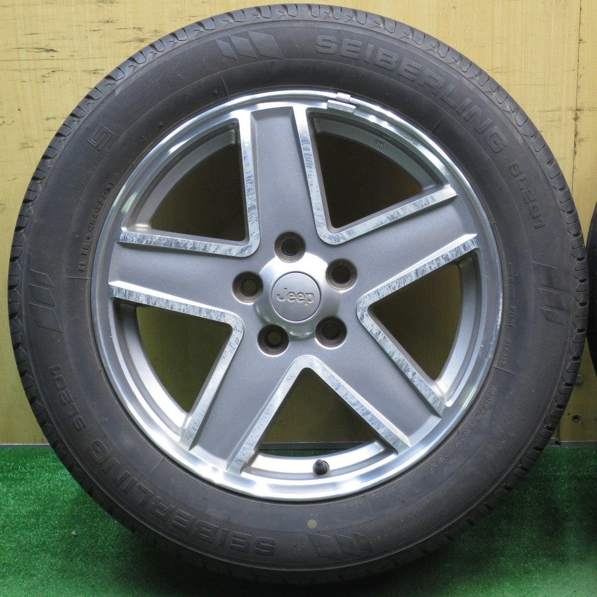 4本価格★JEEP ジープ パトリオット 純正 215/60R17 セイバーリング SL201 17インチ PCD114.3/5H★5052703NJノ