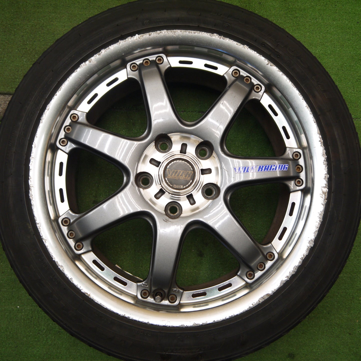 バリ溝!22年!9分★RAYS VOLK Racing VR GT-7 215/45R17 マックストレック マキシマス M1 17インチ レイズ PCD114.3/5H★5051912Hノ
