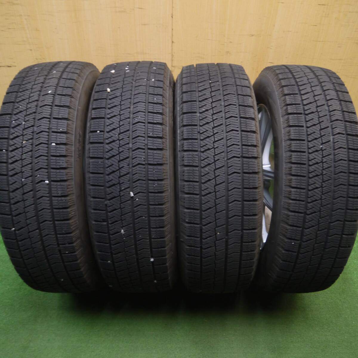 バリ溝!22年!キレイ!9分★スタッドレス 195/65R16 ブリヂストン ブリザック VRX2 ECO FORME エコフォルム 16インチ PCD100/4H★5030509Hス