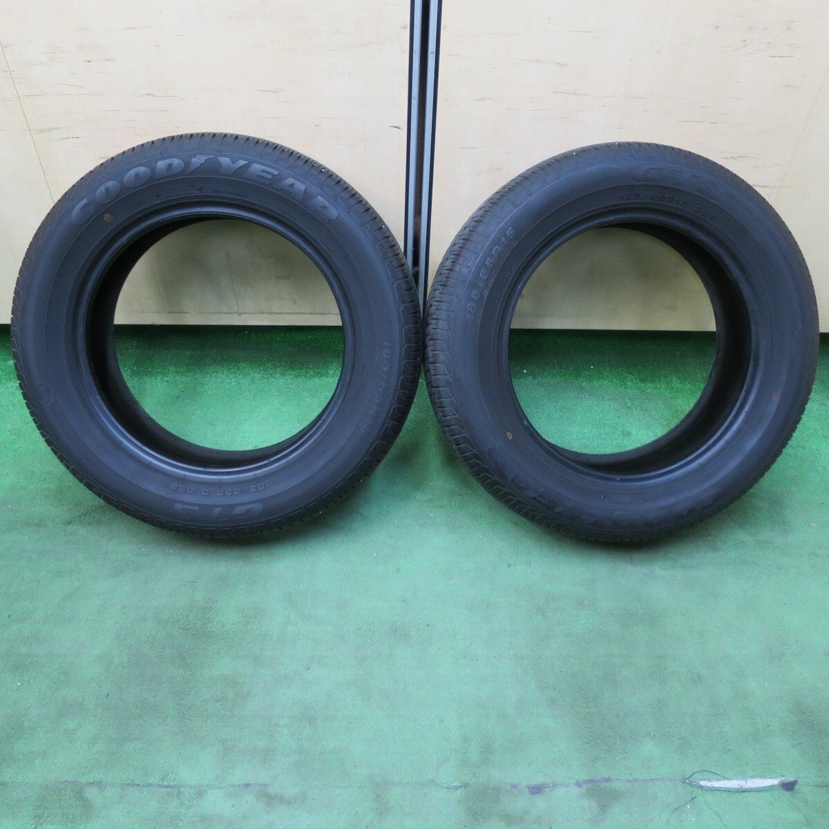 バリ溝!9分!2本★185/65R15 グッドイヤー GT3 タイヤ 15インチ シエンタ プリウス フリード 等★5012204イノタ