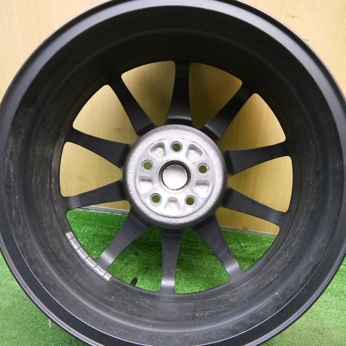 新車外し!1本★トヨタ GR 86 スバル BRZ 純正 ホイール 18インチ 18×7.5J PCD100/5H★5070404Hホ