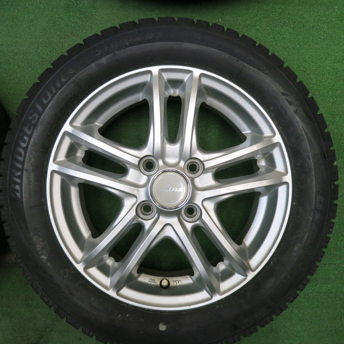 バリ溝!8.5分★スタッドレス 155/65R14 ブリヂストン ブリザック VRX Linz 14インチ PCD100/4H★5042206TNス