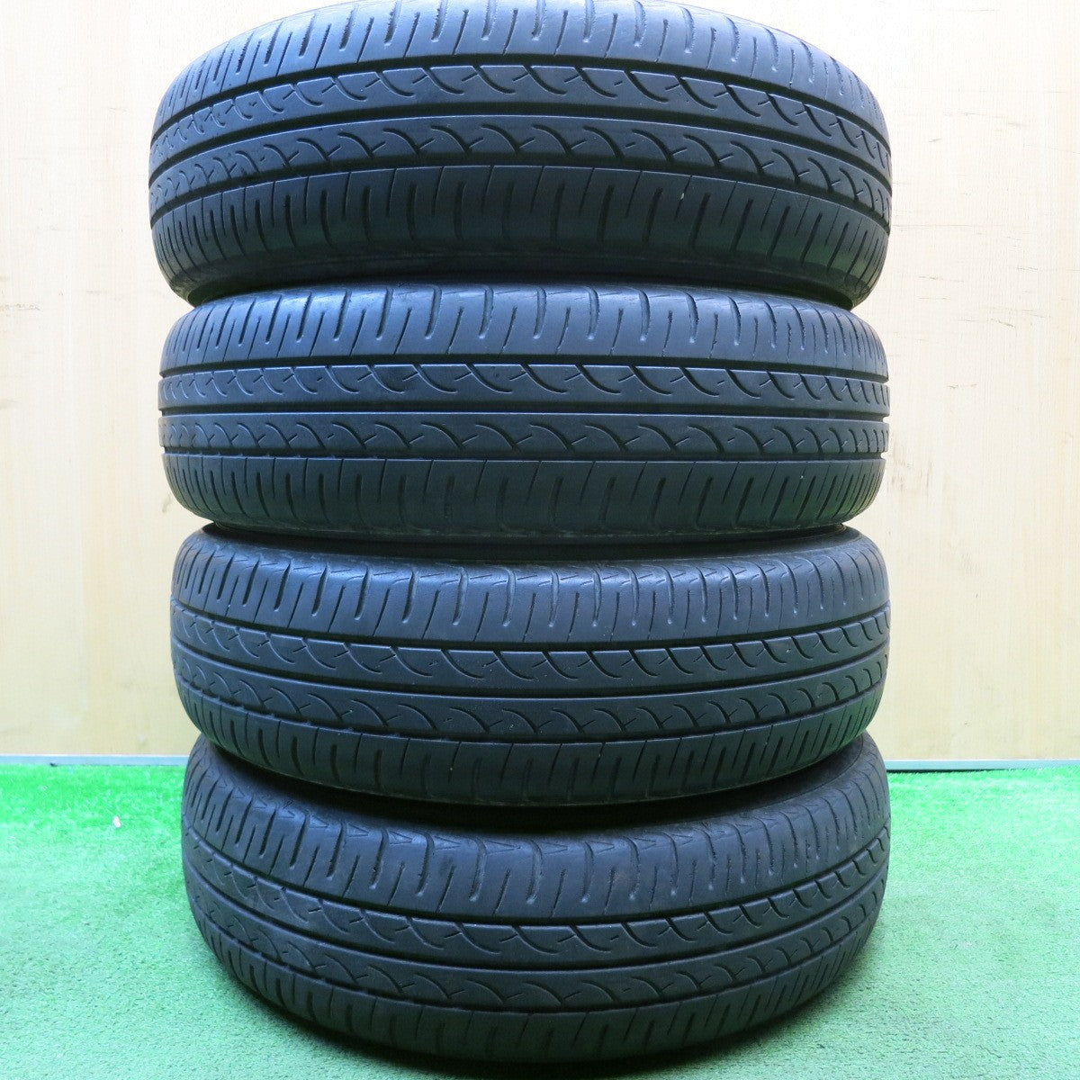 4本価格★ホンダ N-BOX 純正 スチール 155/65R14 ヨコハマ ブルーアース 14インチ Nボックス PCD100/4H★5042711HAノ