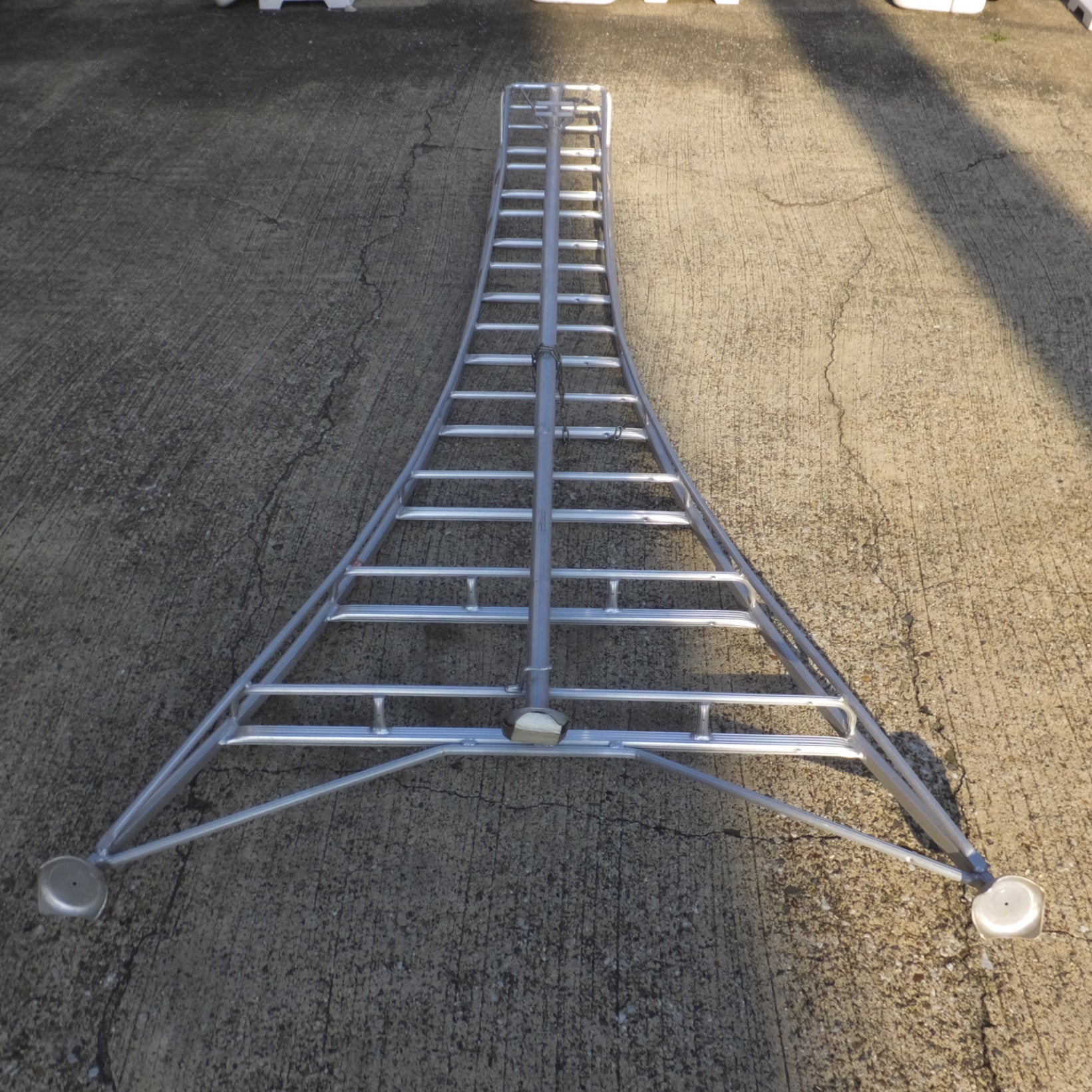 愛知発 直接引取限定】◇ハセガワ オール アルミ 三脚 脚立 グリーン