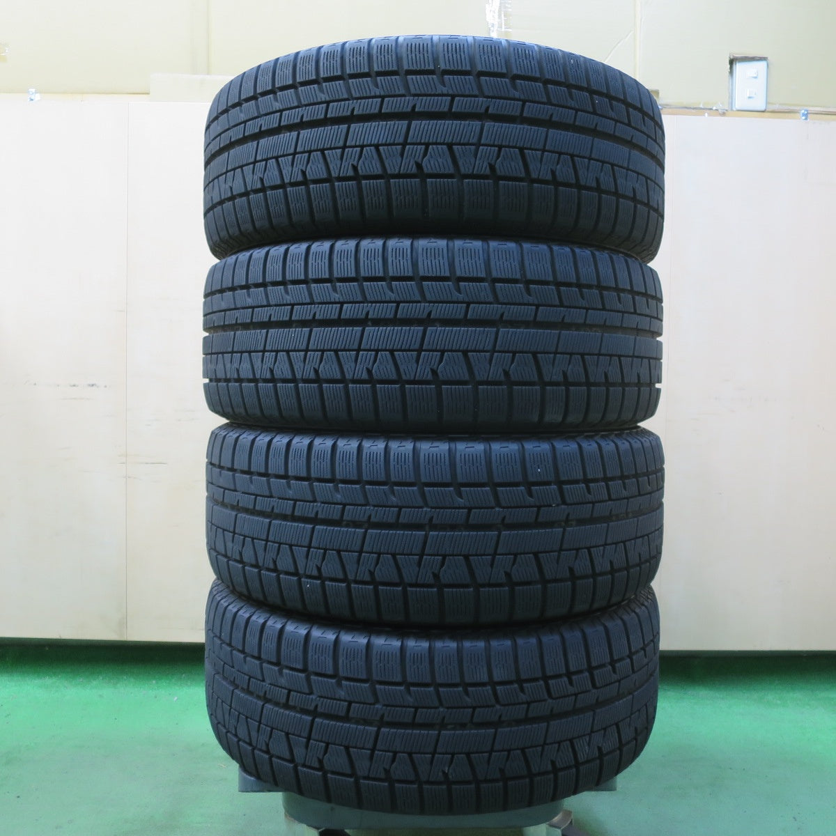 バリ溝!9.5分★86 BRZ プリウス 等 WORK EMOTION CR KAI 215/45R17 スタッドレス ヨコハマ アイスガード iG50 プラス ワーク エモーション PCD100/5H★5052201イス