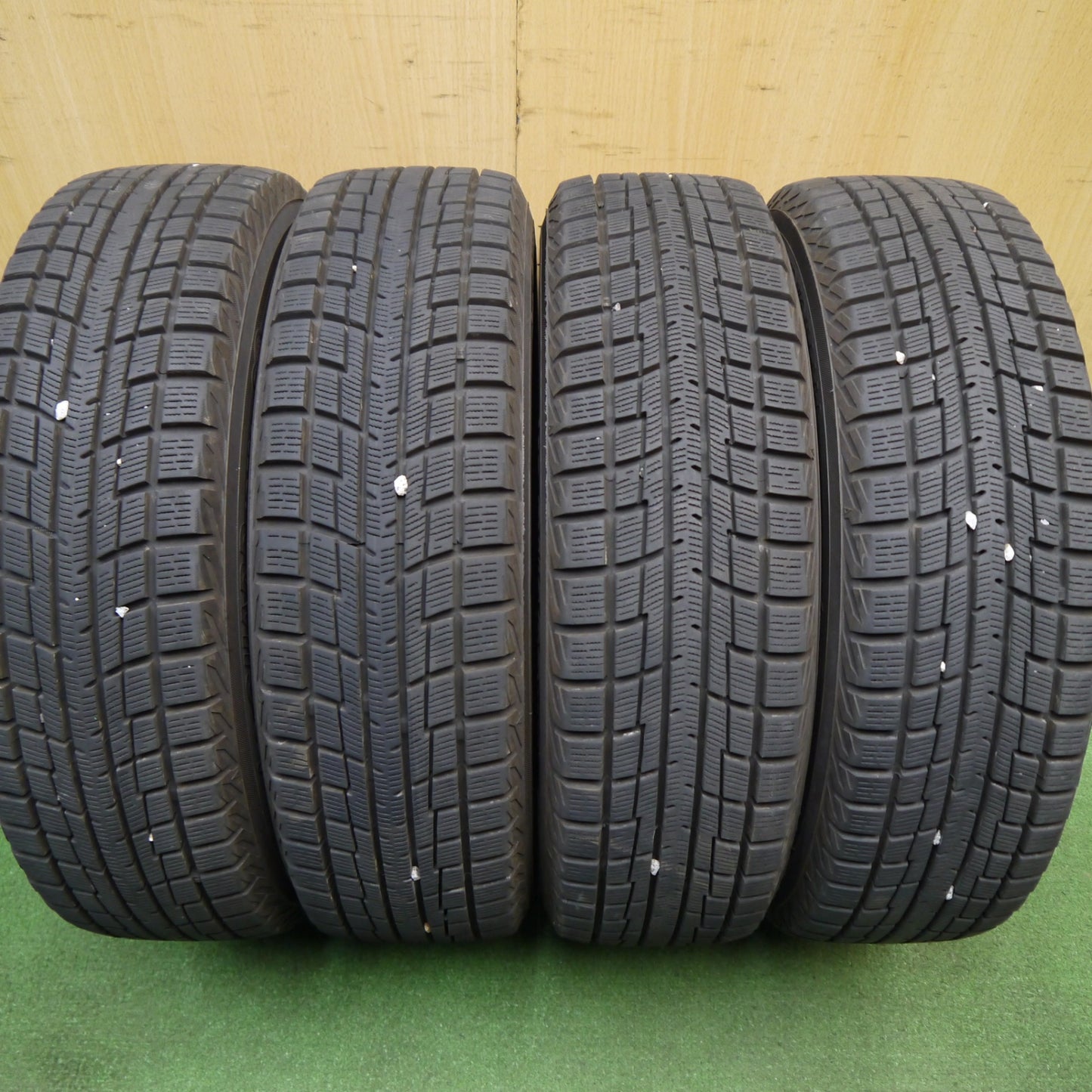 バリ溝!23年!キレイ!9分★スタッドレス 155/65R14 ヨコハマ アイスガード iG52C TIRADO Eta LA STRADA ティラード ラストラーダ 14インチ PCD100/4H★5042802Hス