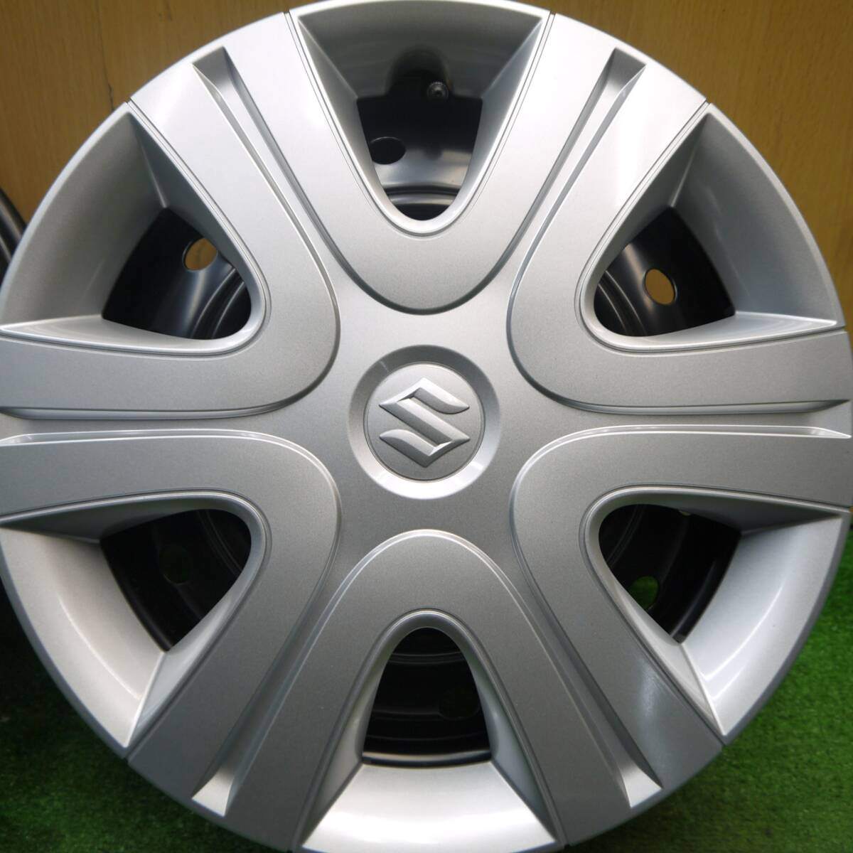 新車外し★スズキ スペーシア ハイブリッドG 純正 スチール ホイール 14インチ 14×4.5J PCD100/4H★5032109Hホ