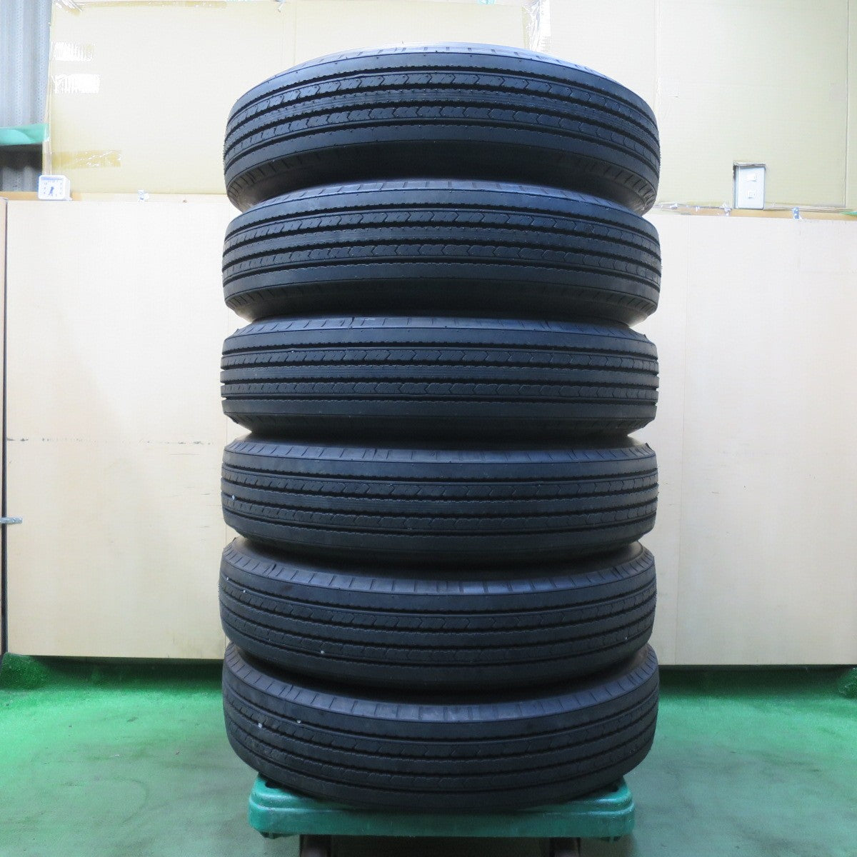 新車外し!25年!6本★トラック タイヤ 225/80R17.5 123/122L ダンロップ SP330K 17.5インチ★5112213イノタ