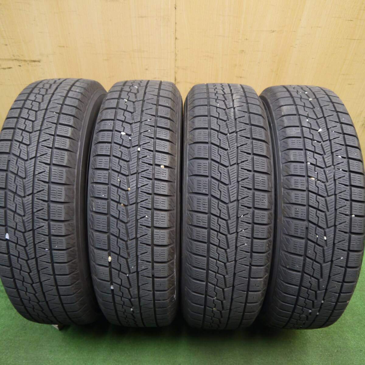 バリ溝!22年!キレイ!8.5分★スタッドレス 175/65R15 ヨコハマ アイスガード iG70 TEAD テッド 15インチ PCD100/4H★5040406Hス