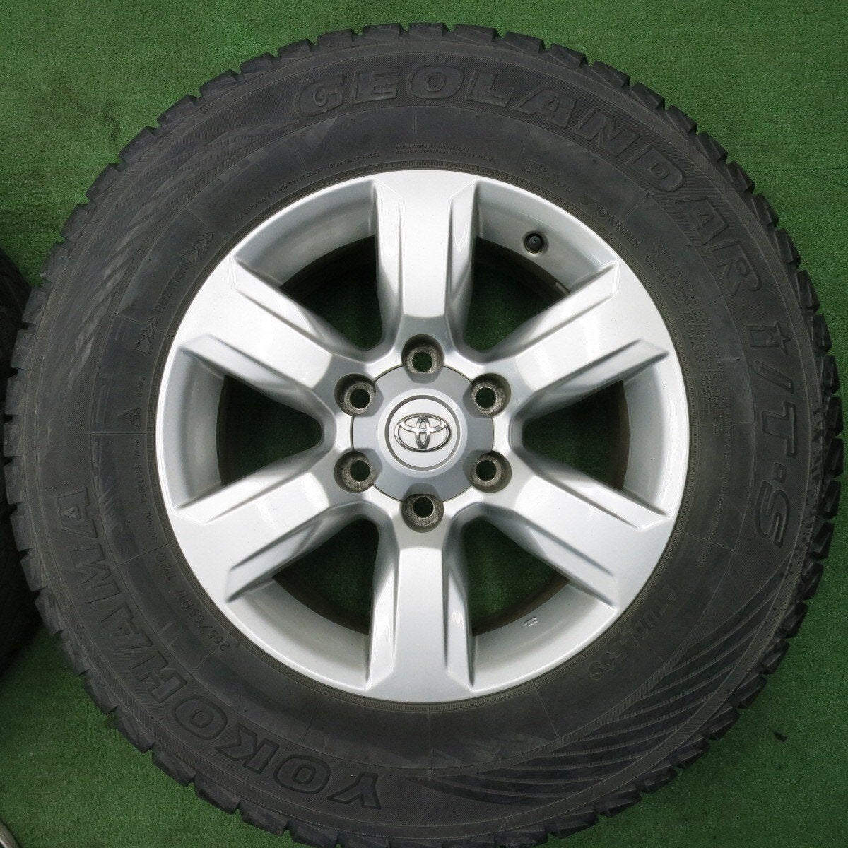 バリ溝!8.5分★トヨタ 150系 ランクル プラド 純正 265/65R17 スタッドレス ヨコハマ ジオランダー i/T-S 17インチ PCD139.7/6H★5012801NJス