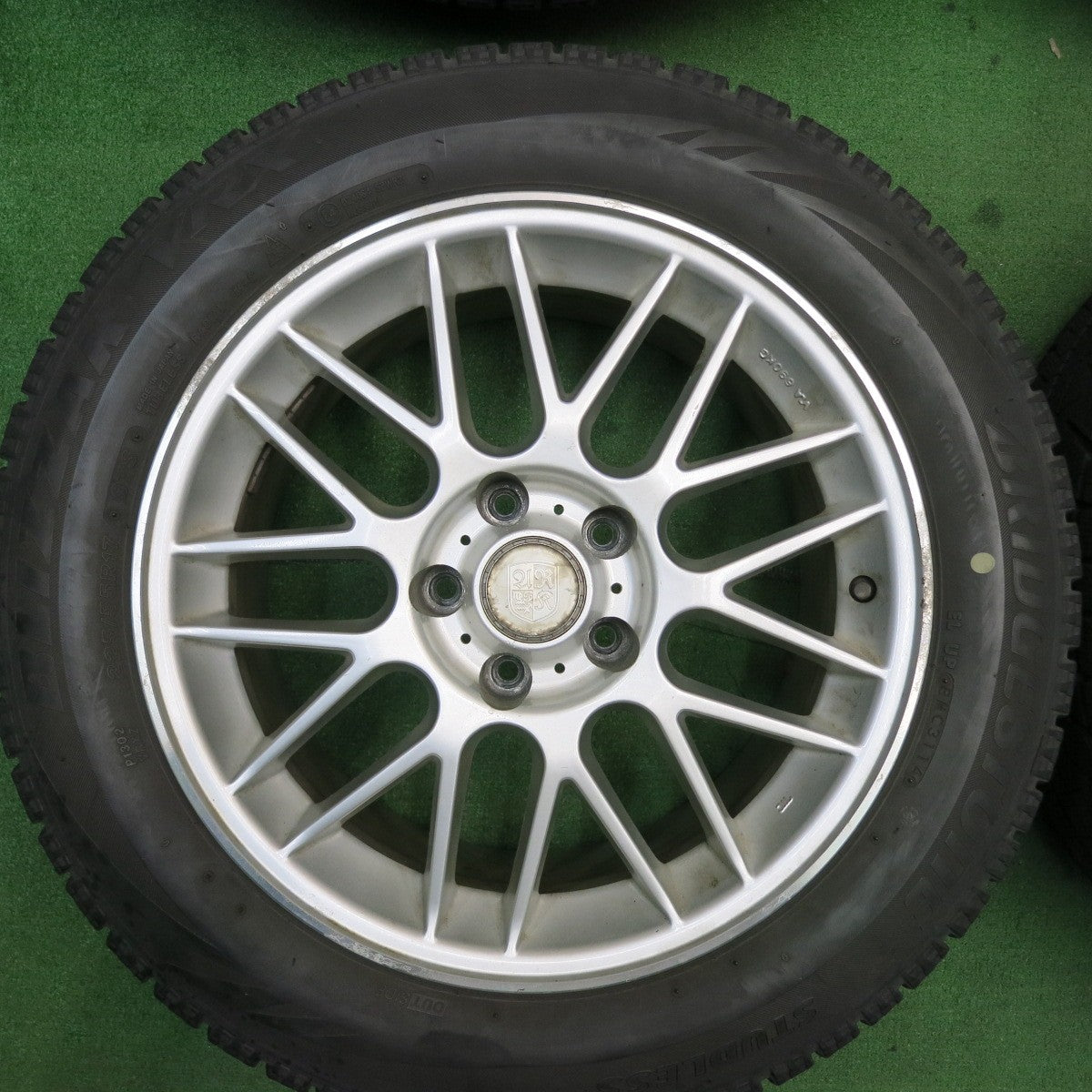 4本価格★スタッドレス 225/55R17 ブリヂストン ブリザック VRX 社外 アルミ 17インチ PCD114.3/5H★5052005TNス