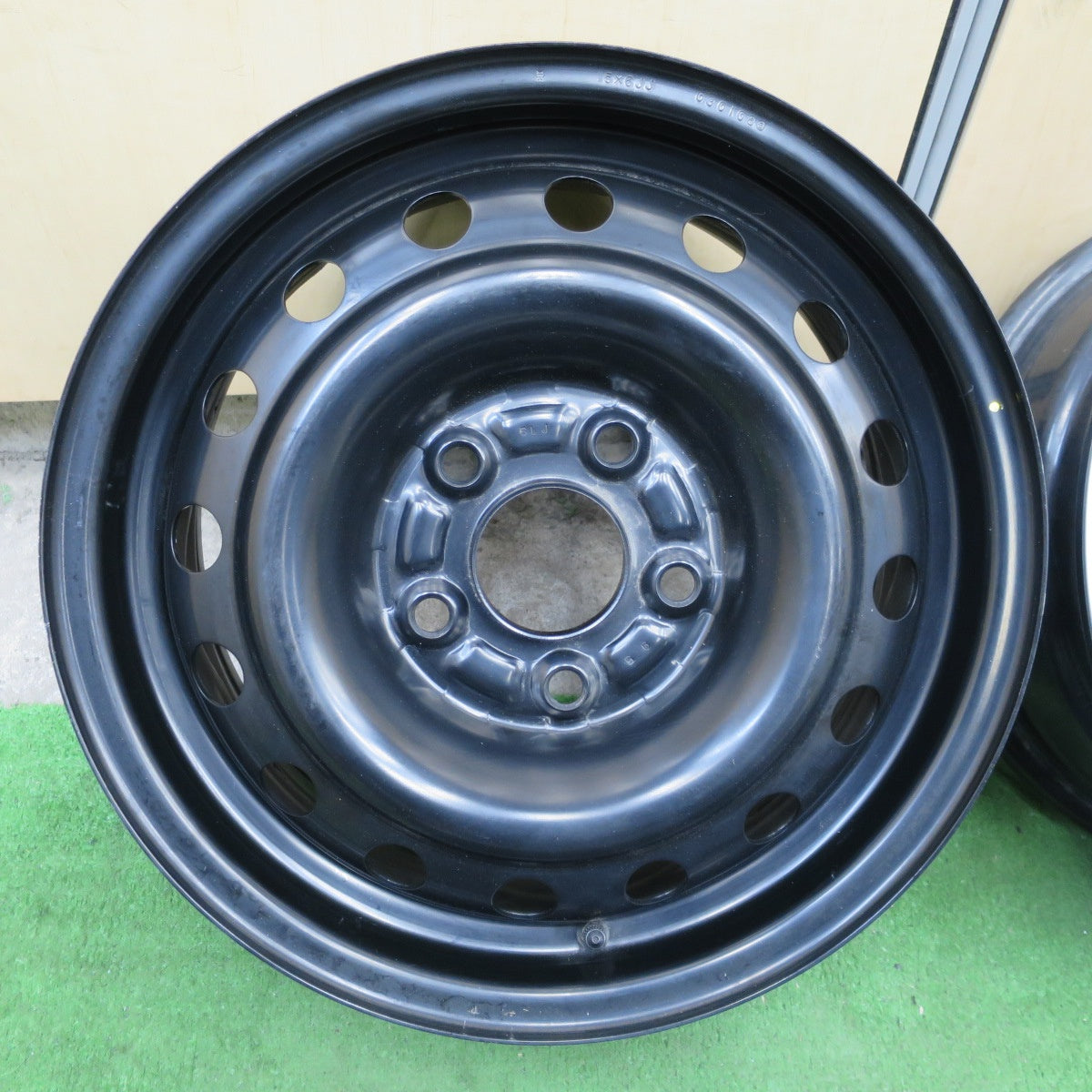 新車外し!付属品付き★ホンダ ステップワゴン 純正 スチール ホイール 15インチ 15×6JJ PCD114.3/5H★6022503ナホ