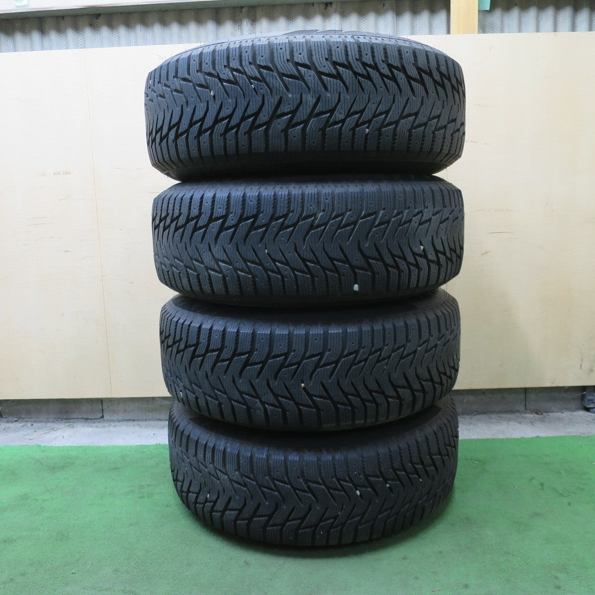 バリ溝!23年!キレイ!9分★スタッドレス 265/70R17 サイルン ICE BLAZER WST3 LEXXEL WHEEL レクセル 17インチ PCD139.7/6H★6060301NGス