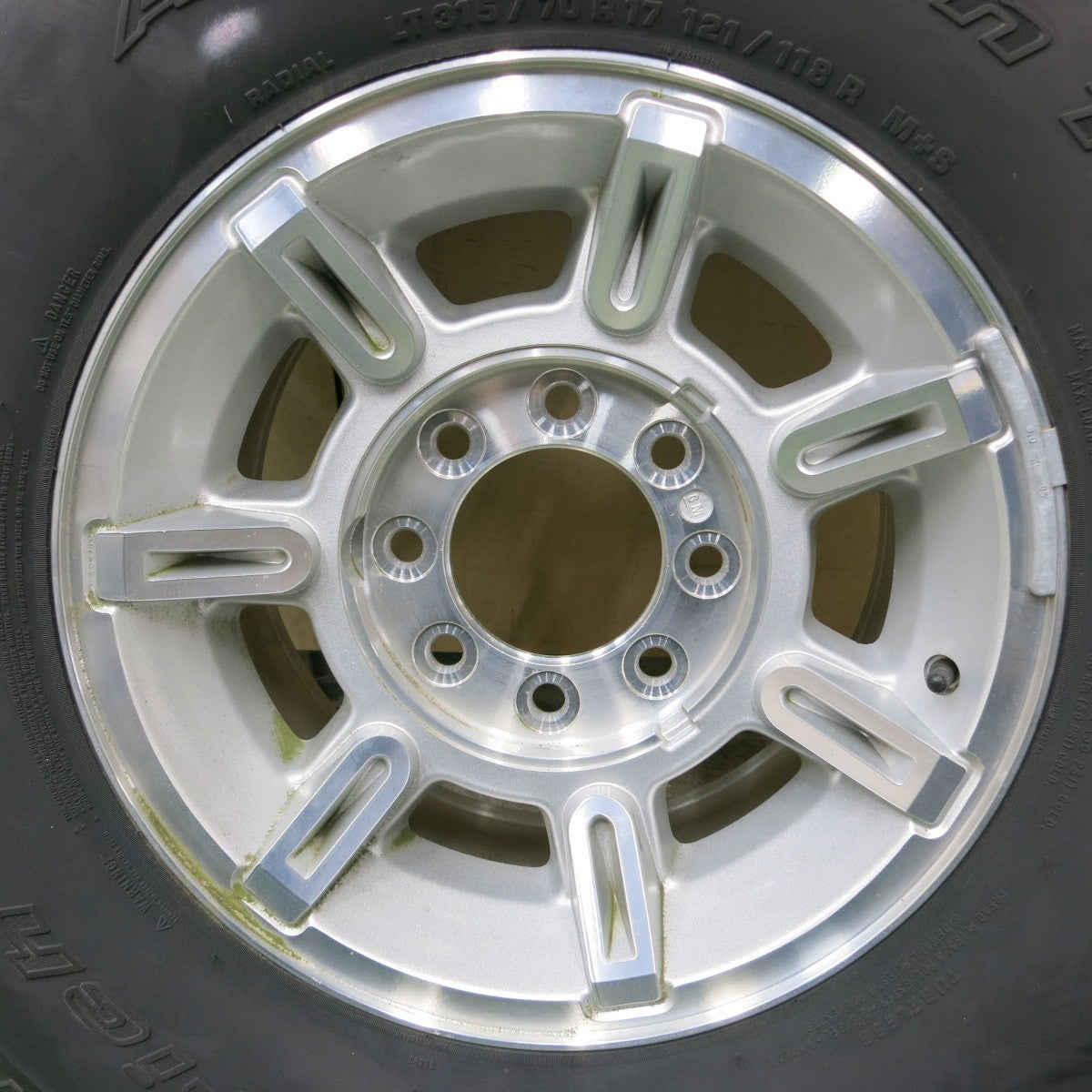 未使用!1本★ハマー H2 純正 315/70R17 121/118R BFグッドリッチ All-Terrain T/A KO 17インチ PCD165.1/8H★5052301ナノ
