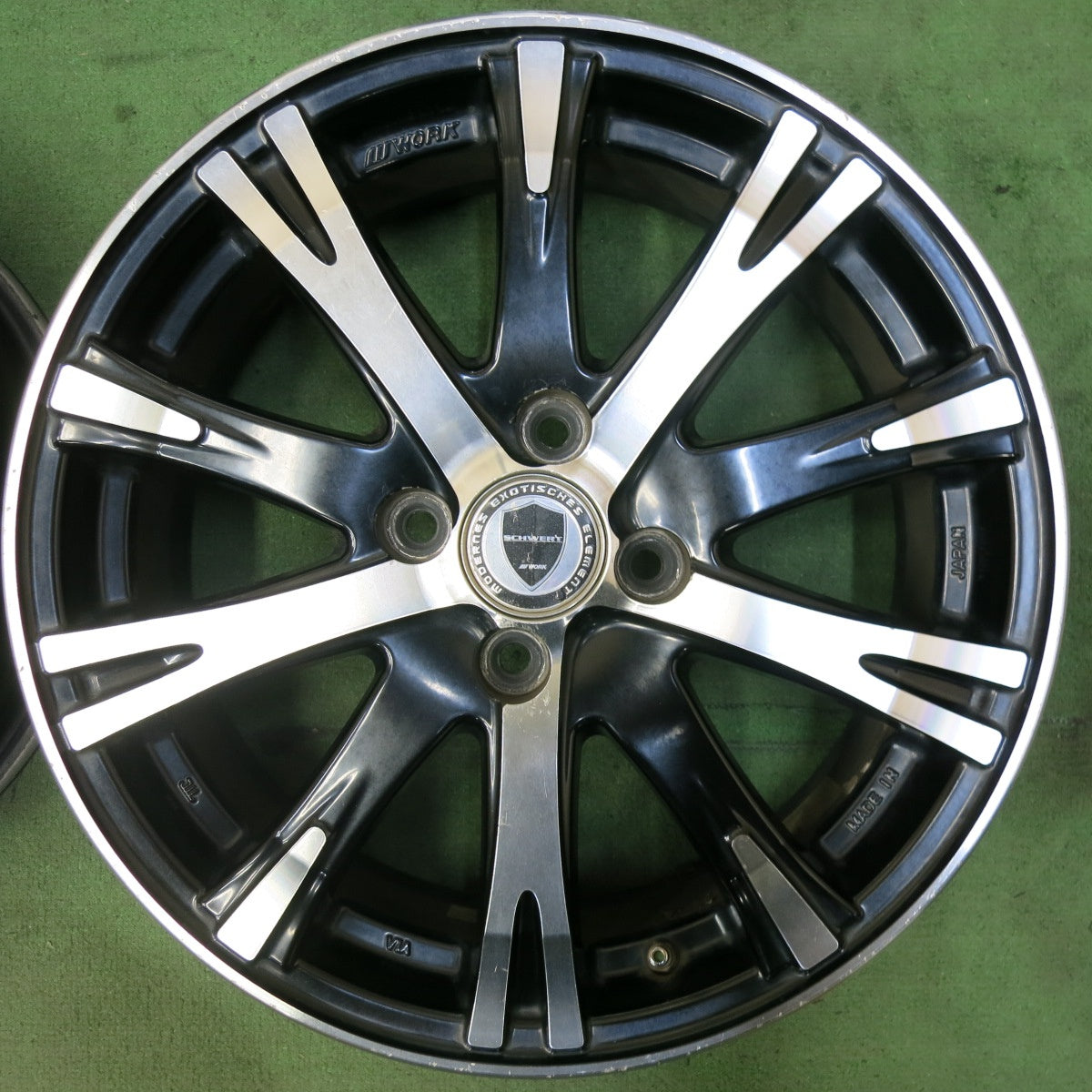4本価格★WORK SCHWERT SC4 16インチ ホイール 16×5.5JJ ワーク シュバート PCD100/4H★5061907SYホ